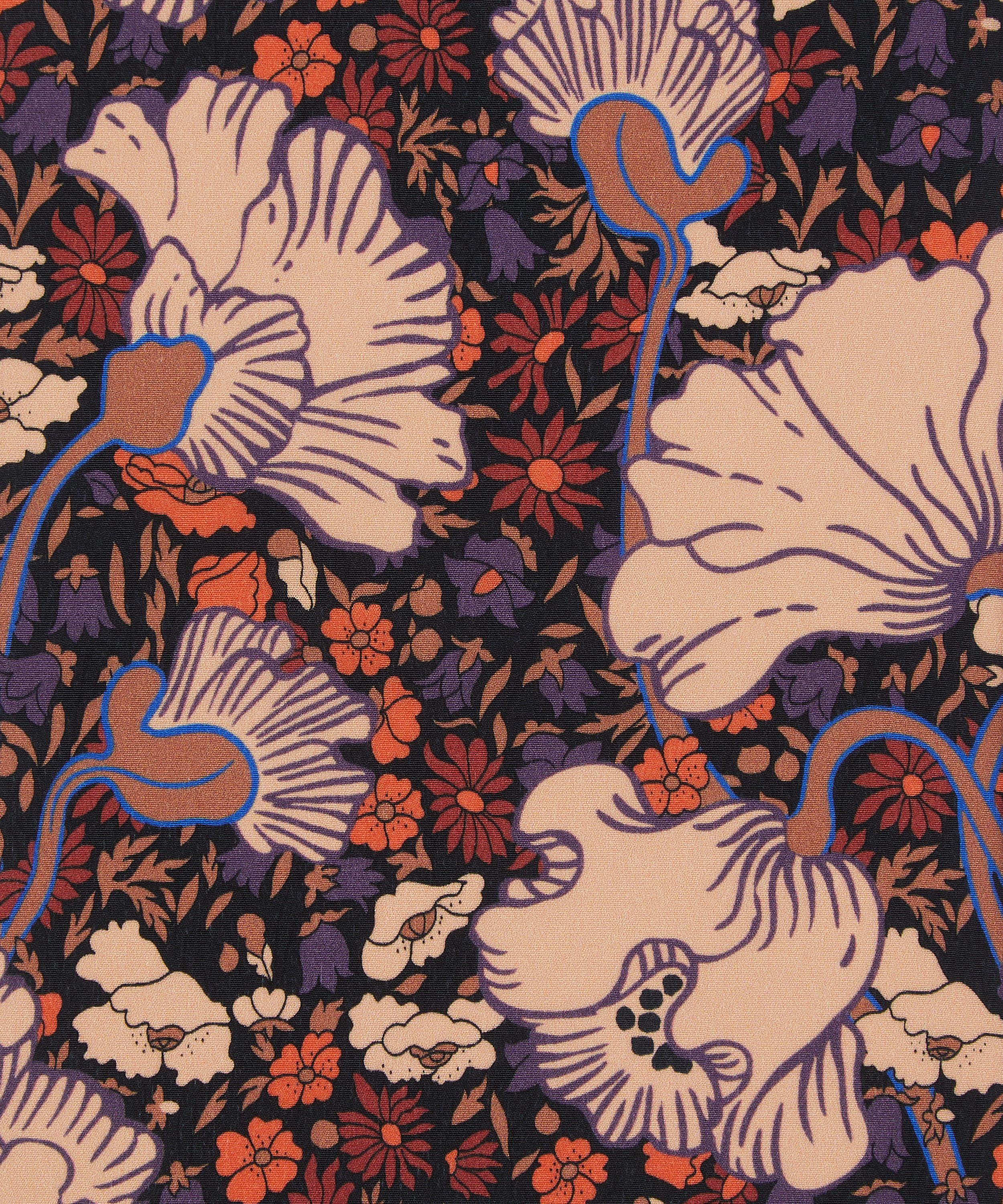 Liberty Fabrics - Clementina Poppy Crepe de Chine image number 0