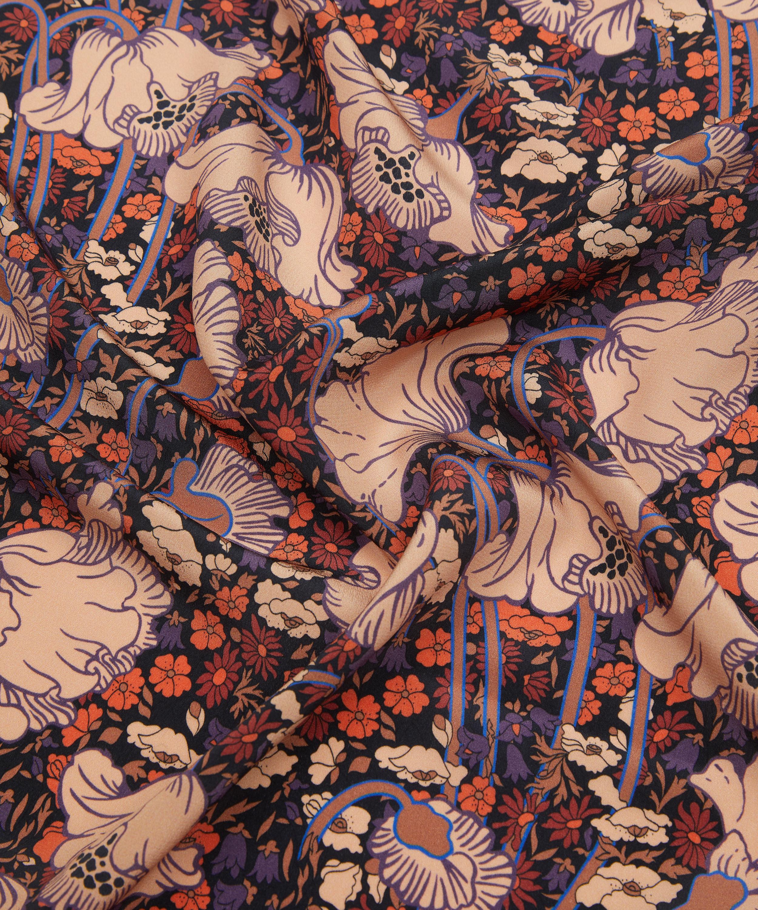 Liberty Fabrics - Clementina Poppy Crepe de Chine image number 3