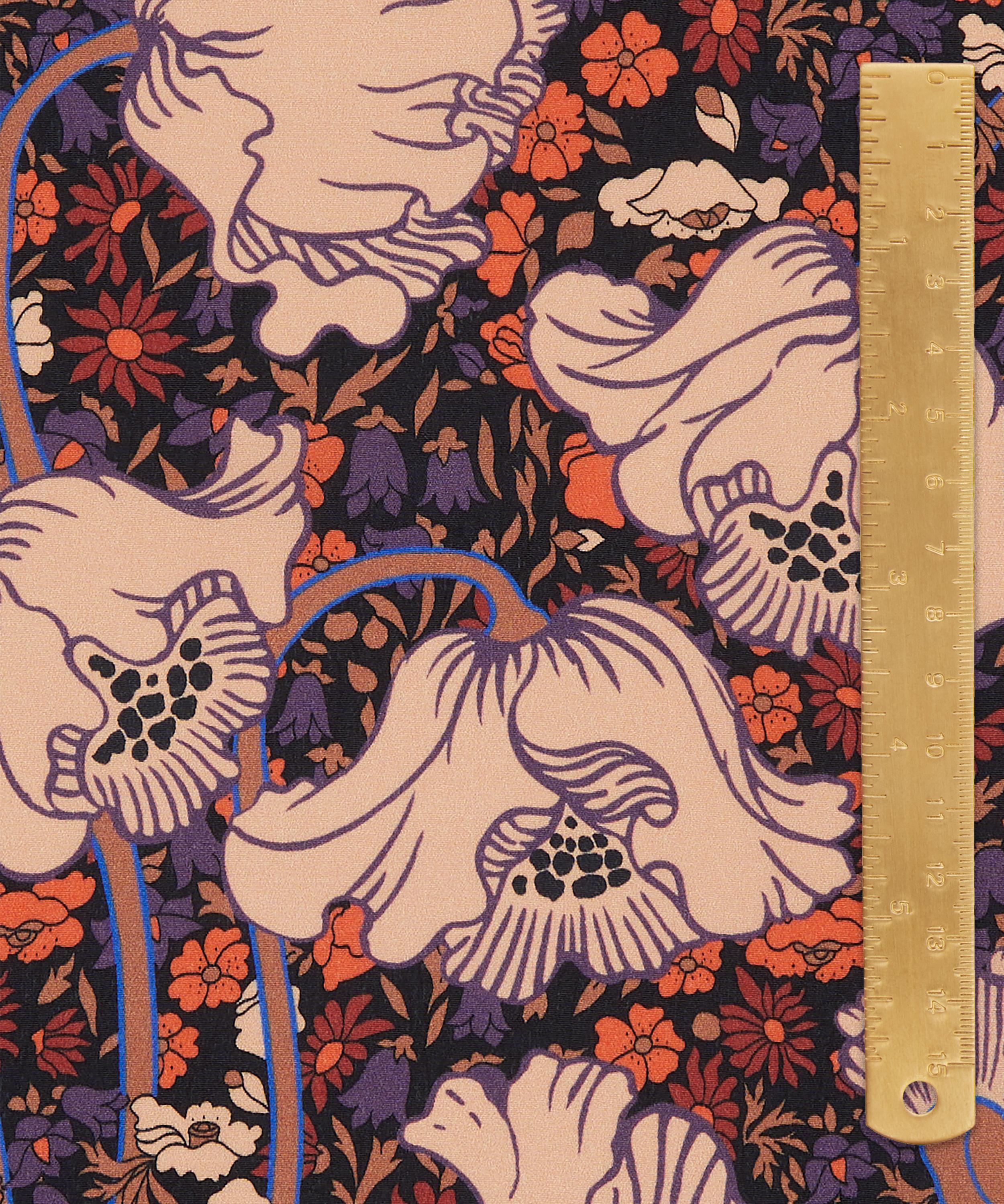 Liberty Fabrics - Clementina Poppy Crepe de Chine image number 4