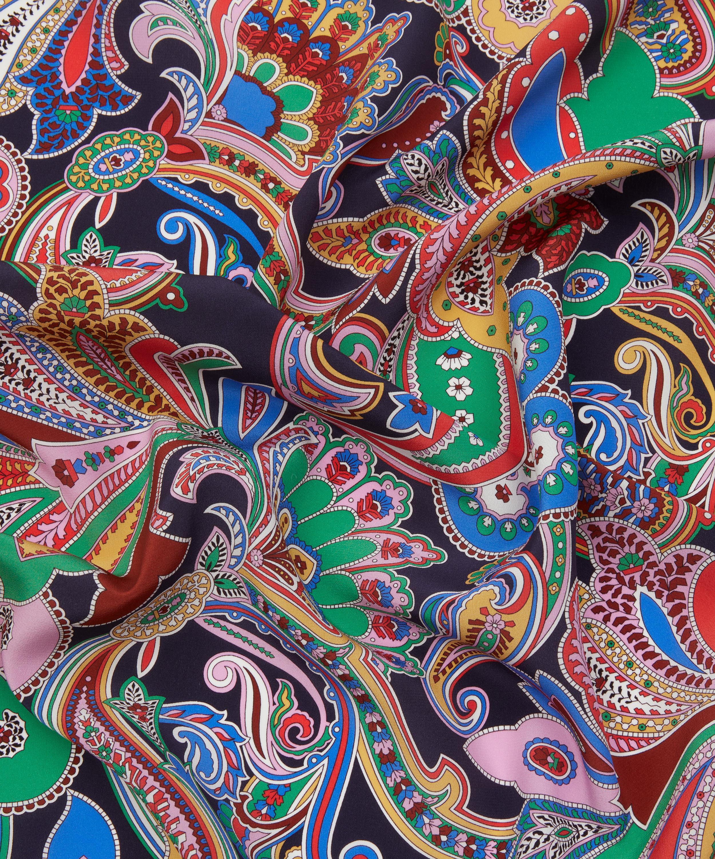 Liberty Fabrics - Paisley Fanfare Crepe de Chine image number 4