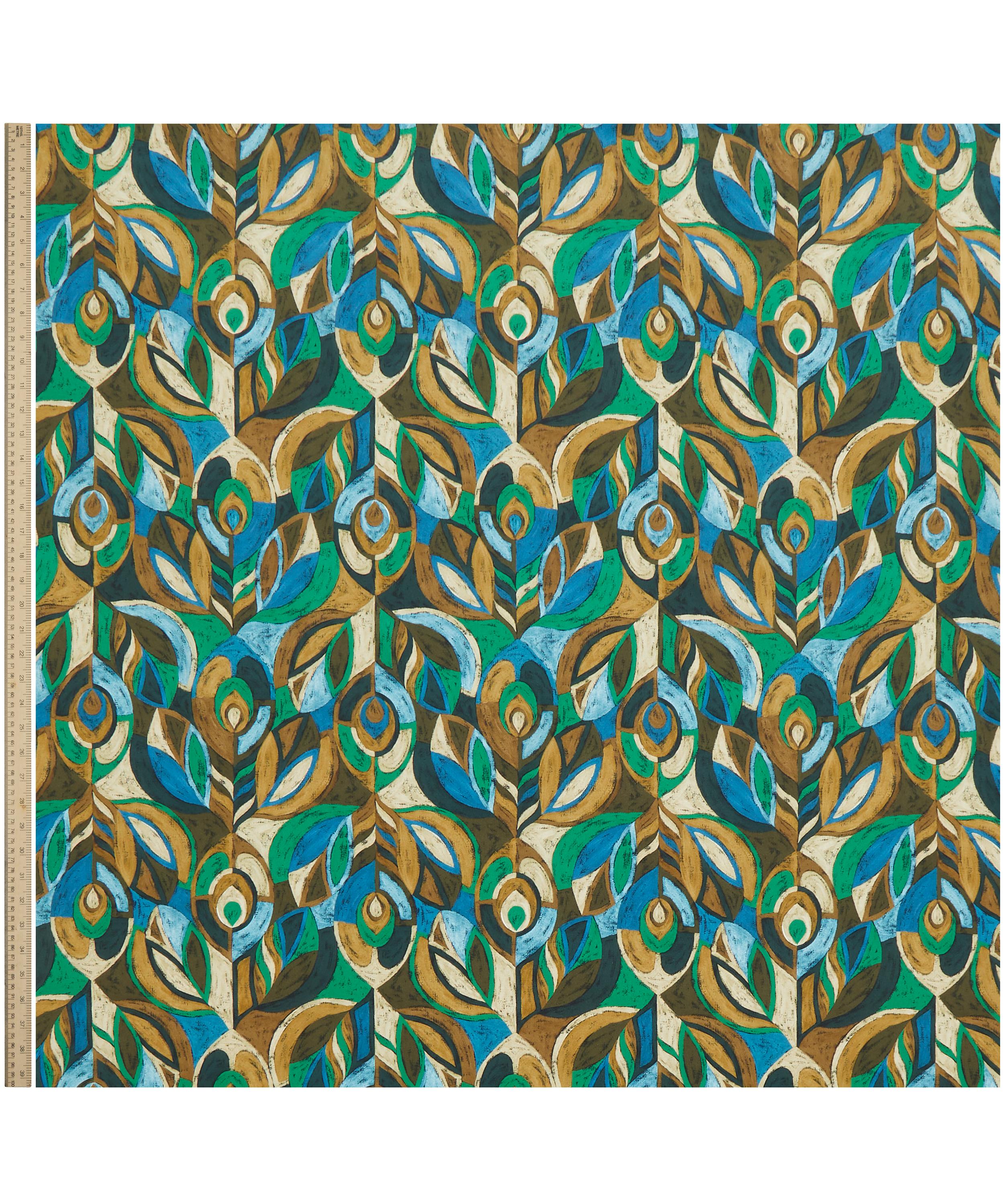 Liberty Fabrics - Pastel Peacock Crepe de Chine image number 1