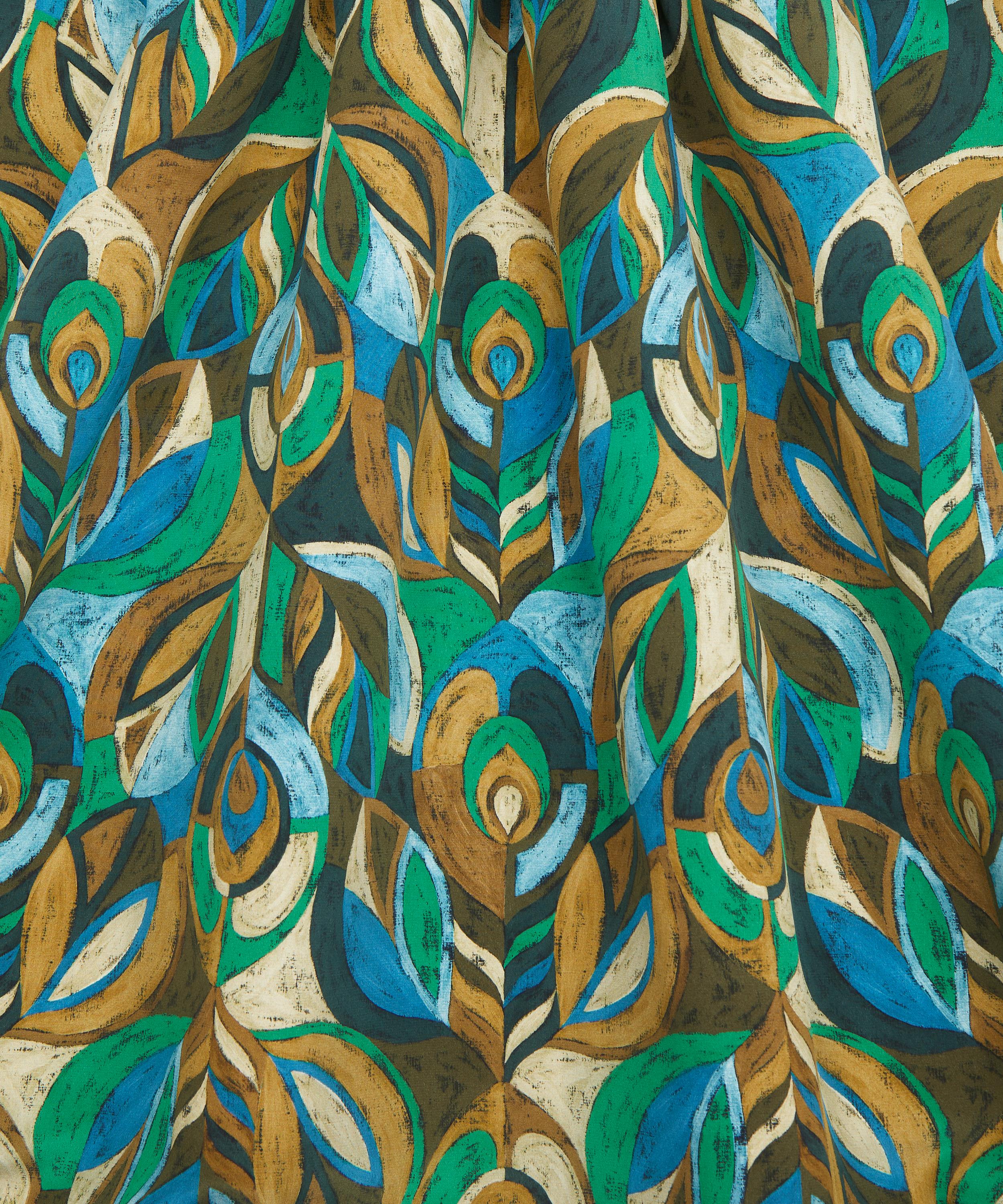 Liberty Fabrics - Pastel Peacock Crepe de Chine image number 2