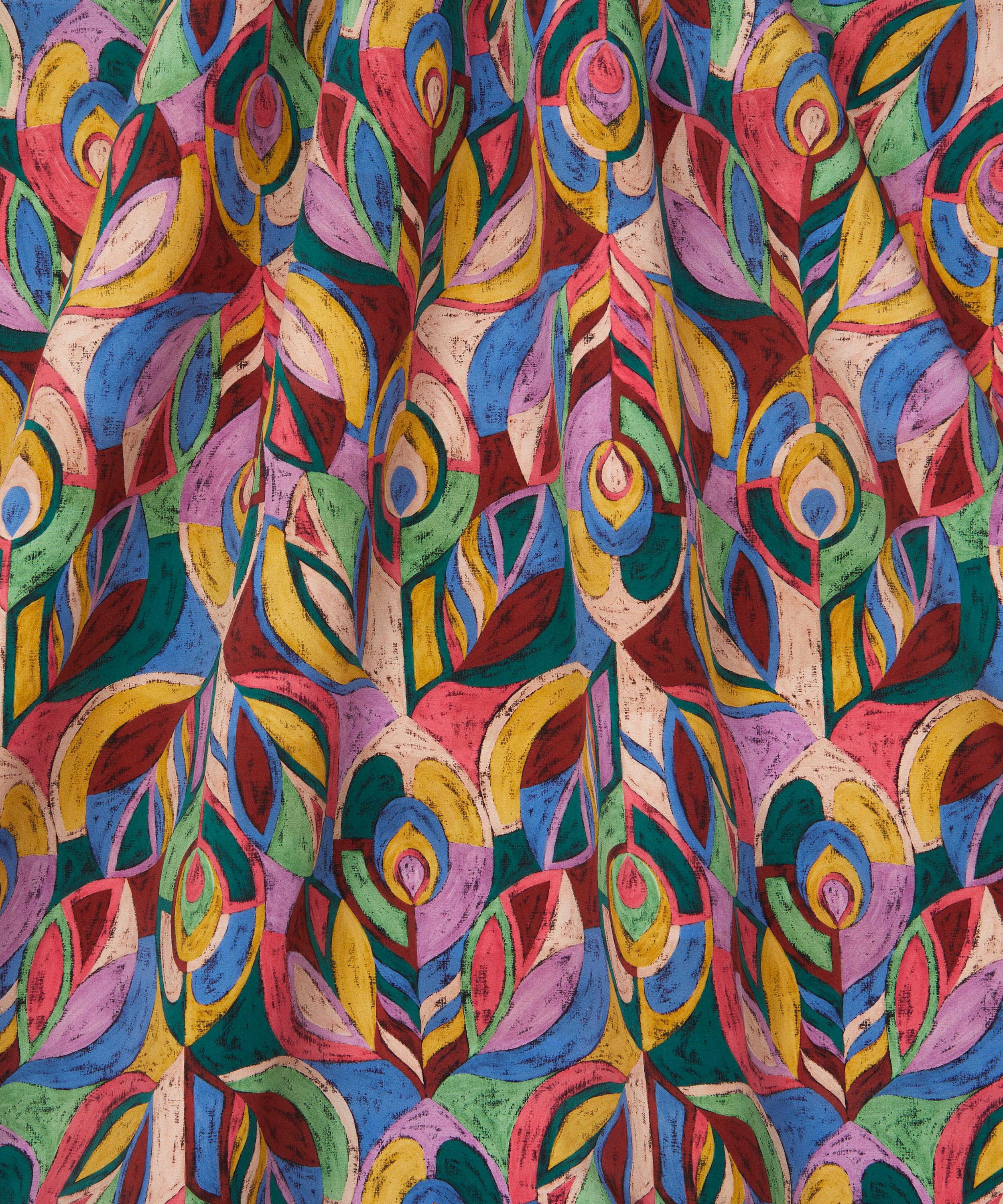 Liberty Fabrics - Pastel Peacock Crepe de Chine image number 2