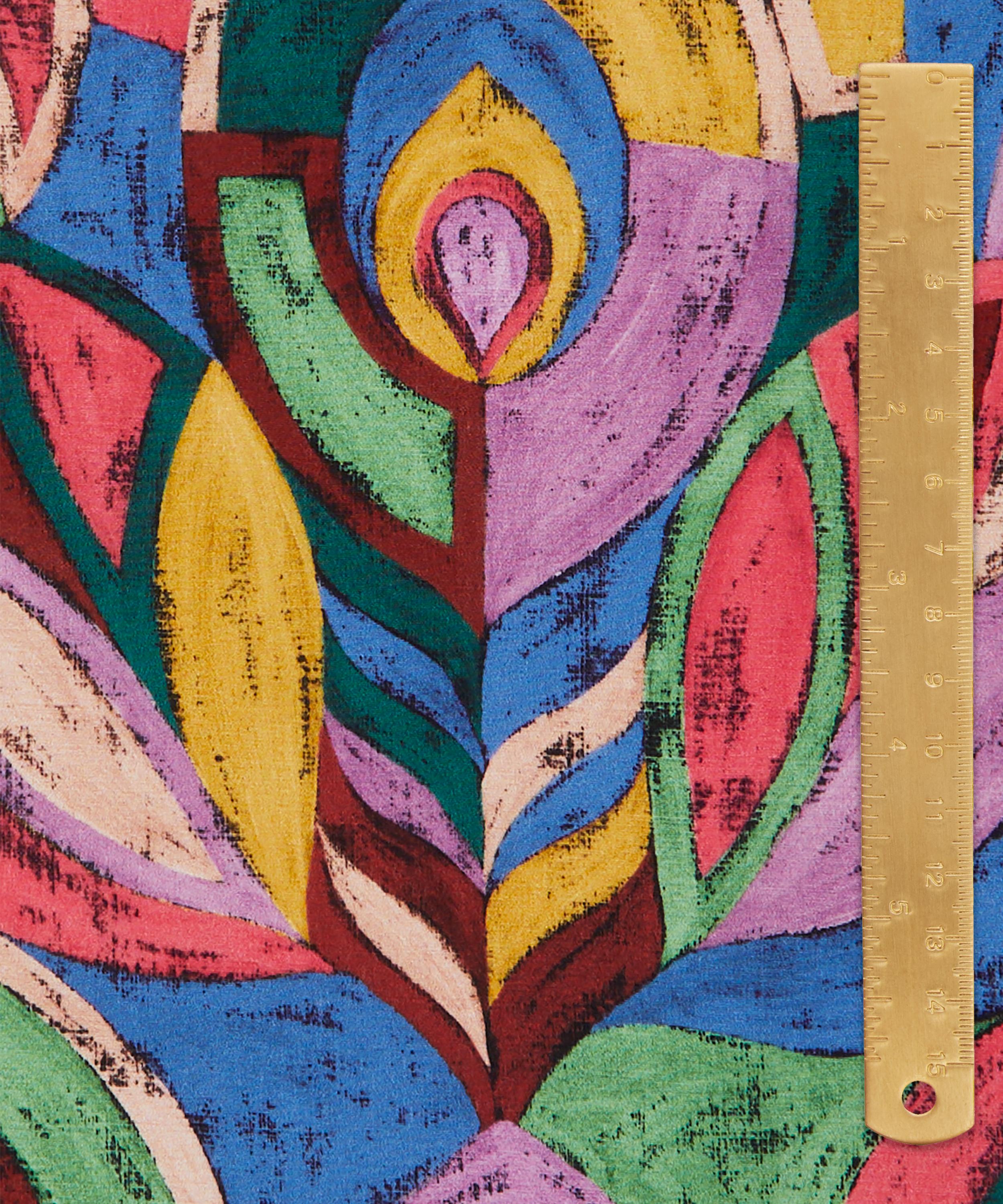 Liberty Fabrics - Pastel Peacock Crepe de Chine image number 4