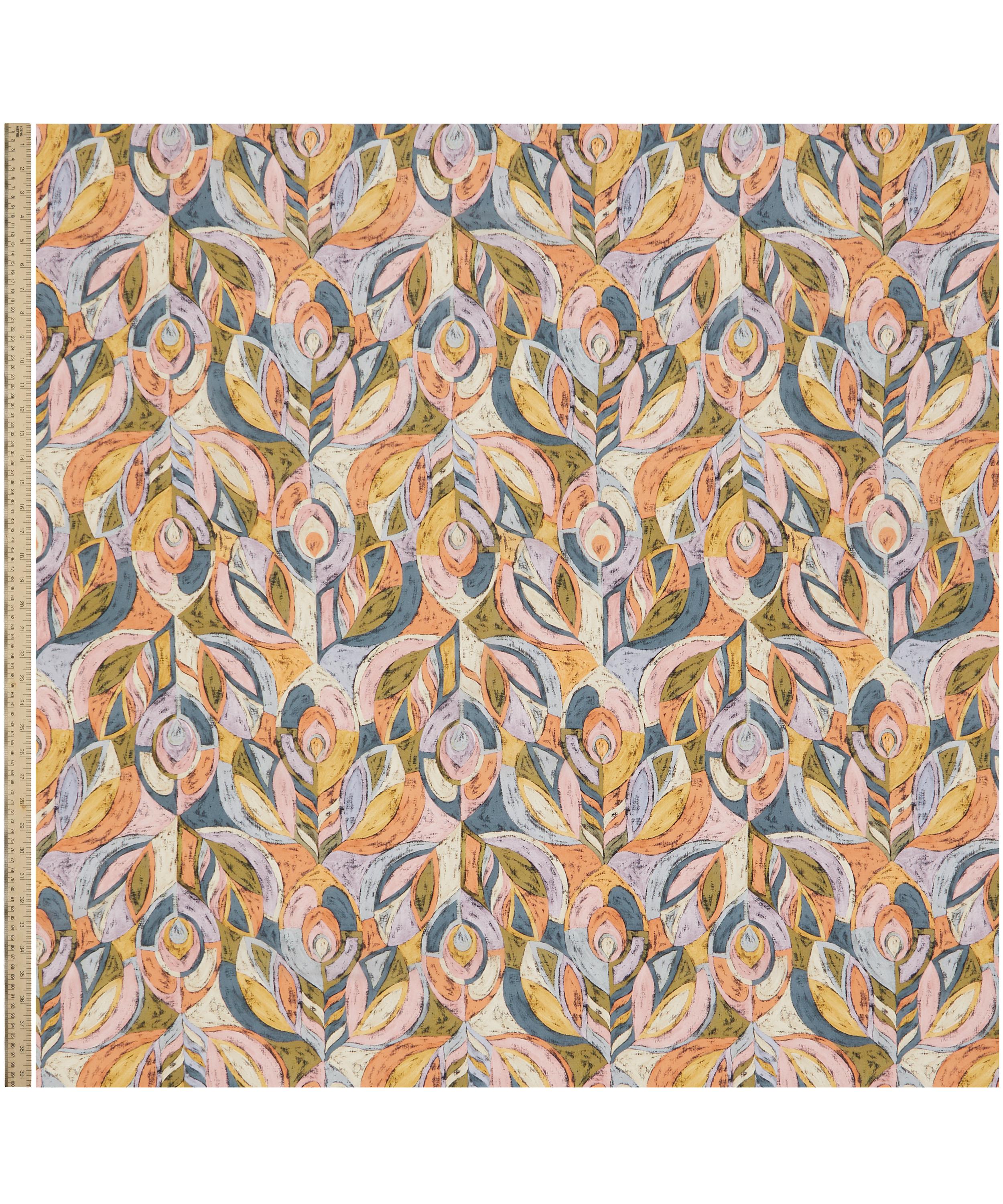 Liberty Fabrics - Pastel Peacock Crepe de Chine image number 1