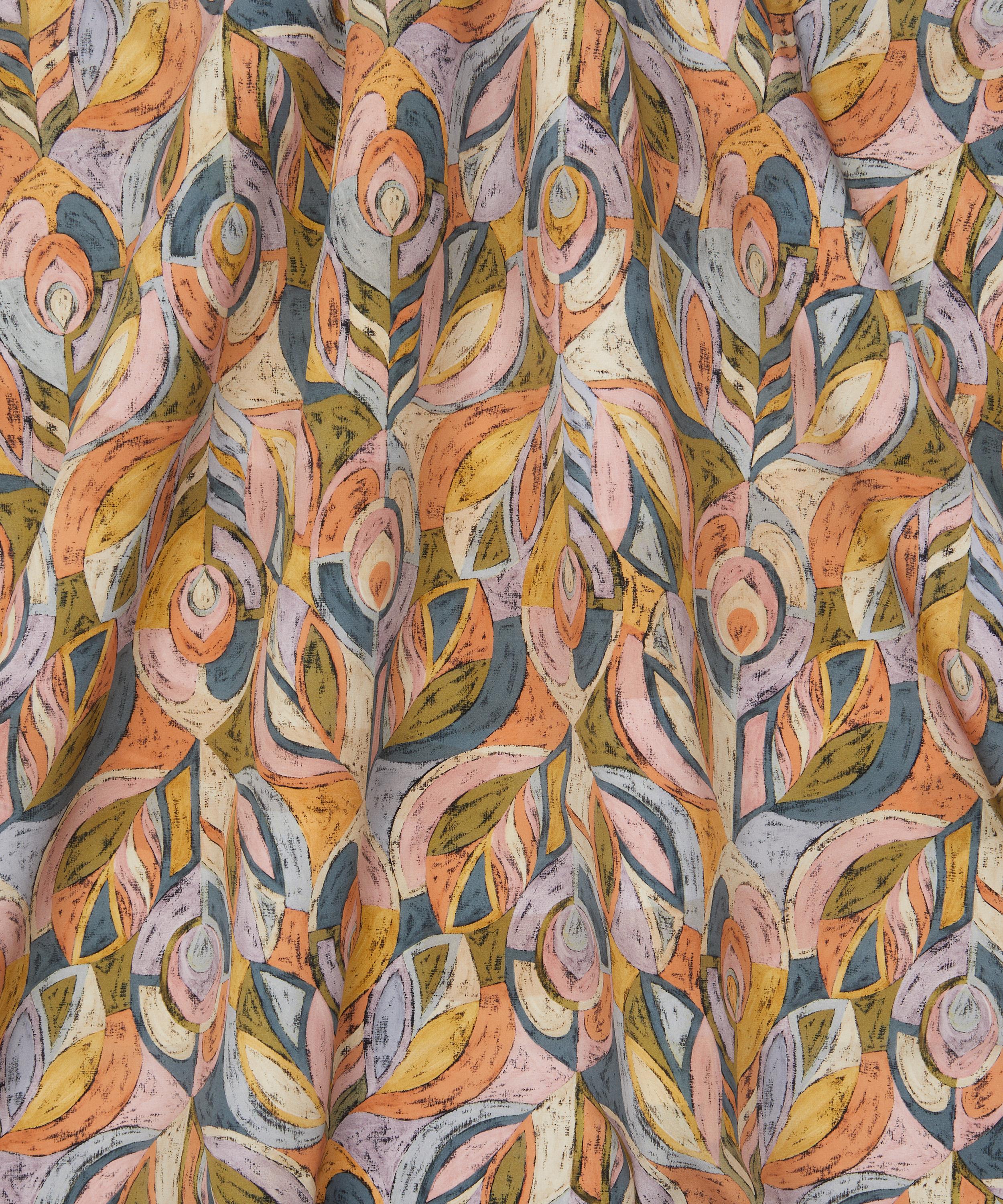 Liberty Fabrics - Pastel Peacock Crepe de Chine image number 2