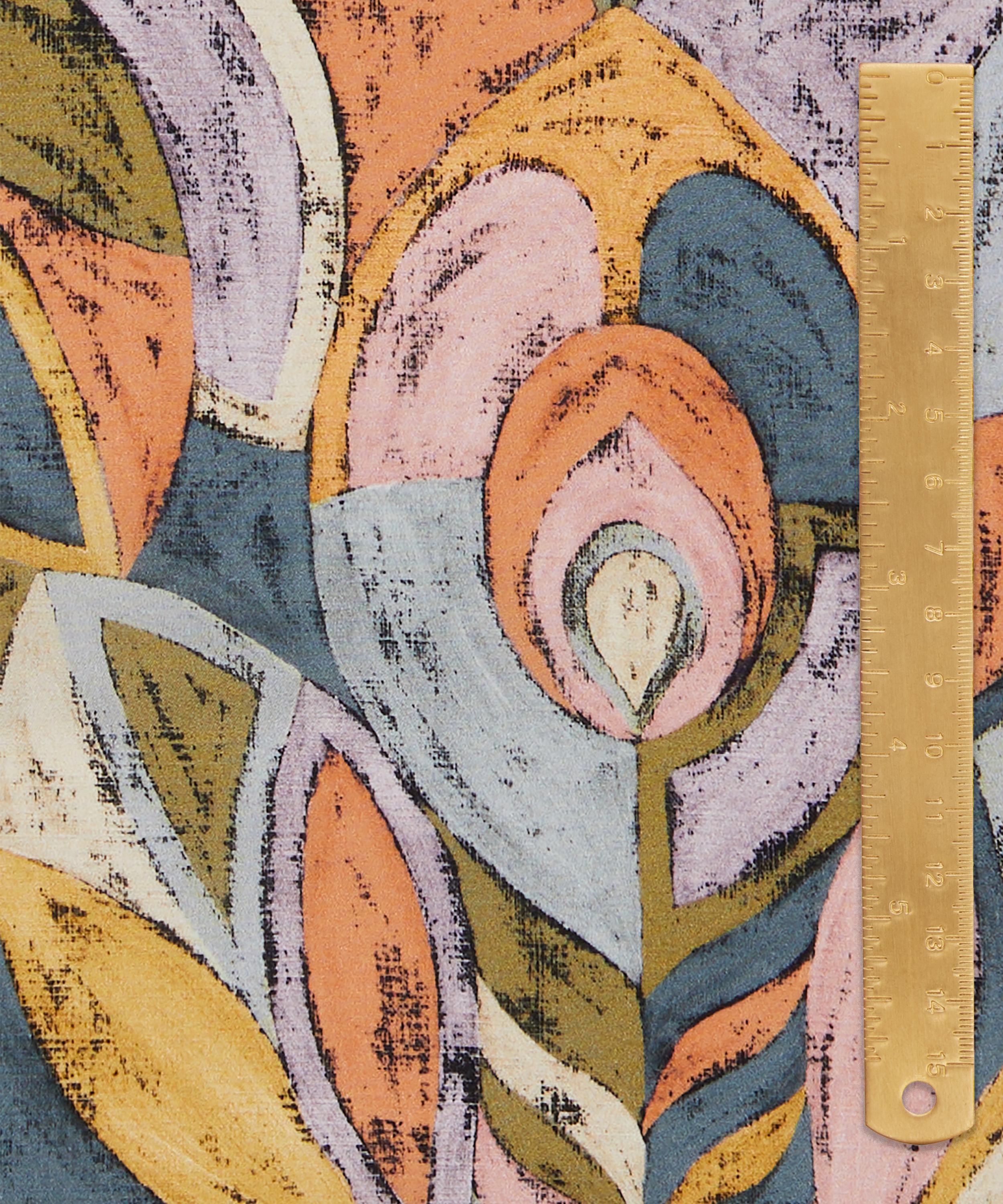 Liberty Fabrics - Pastel Peacock Crepe de Chine image number 4