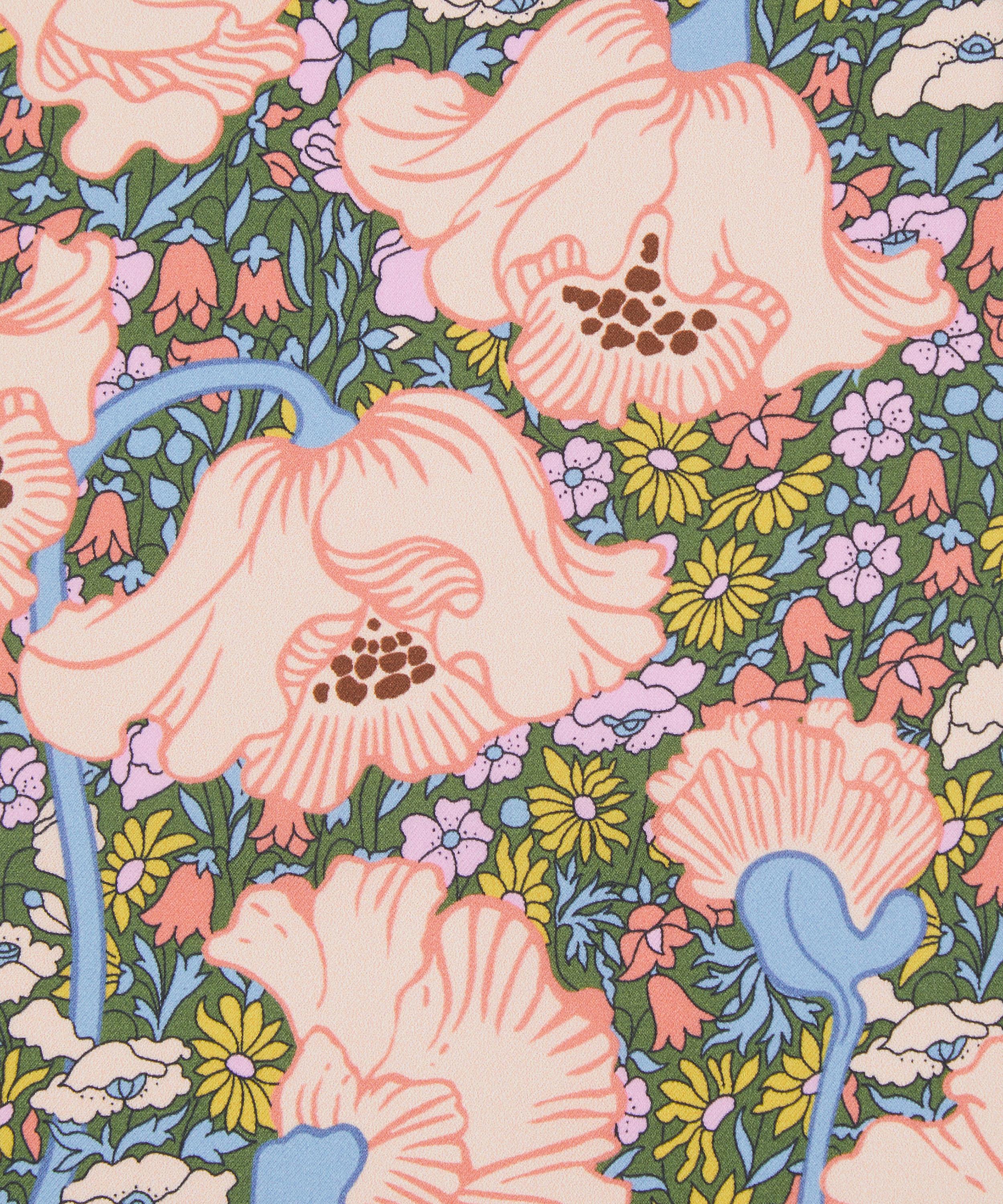 Liberty Fabrics - Clementina Poppy Silk Twill image number 0