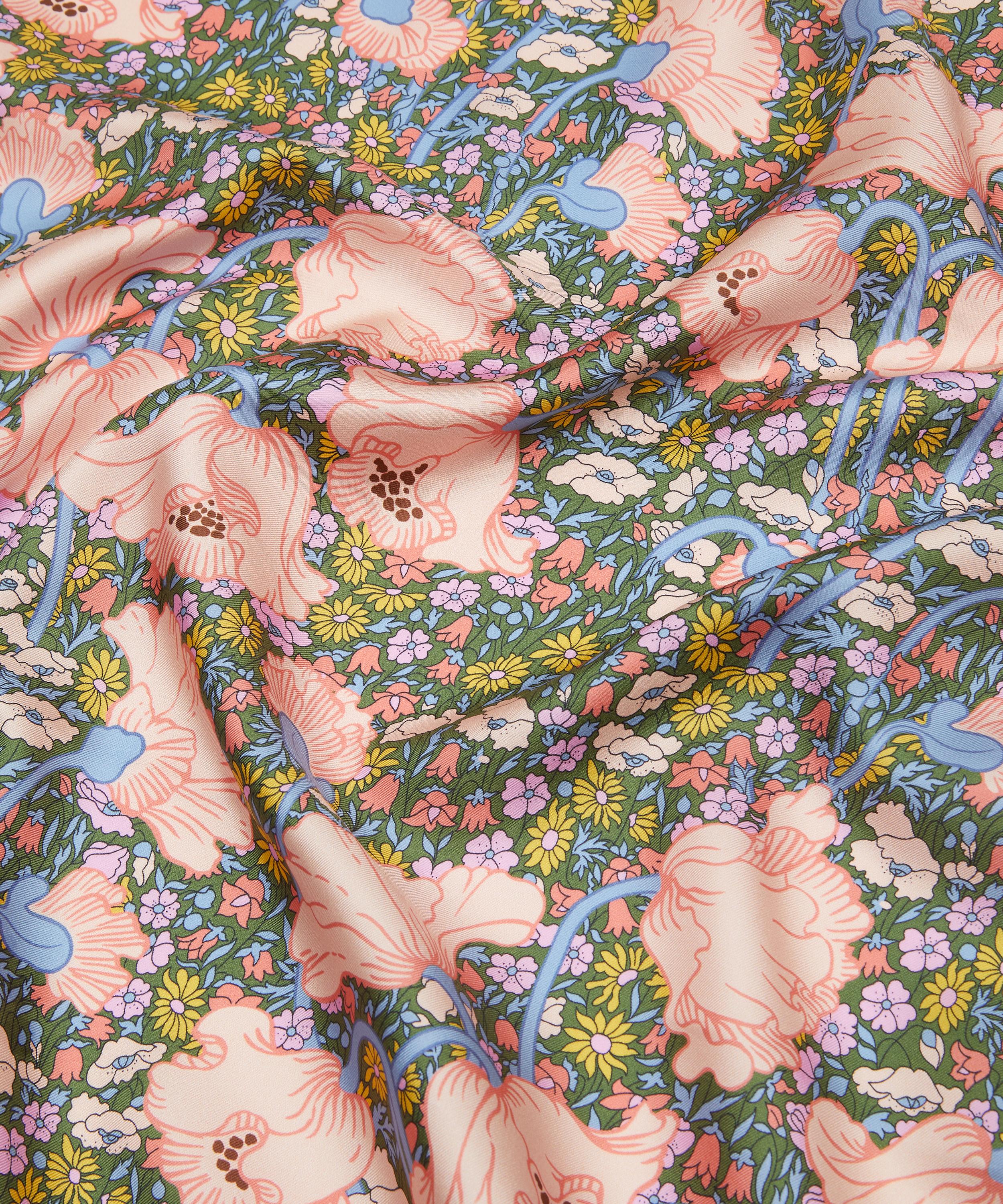 Liberty Fabrics - Clementina Poppy Silk Twill image number 3