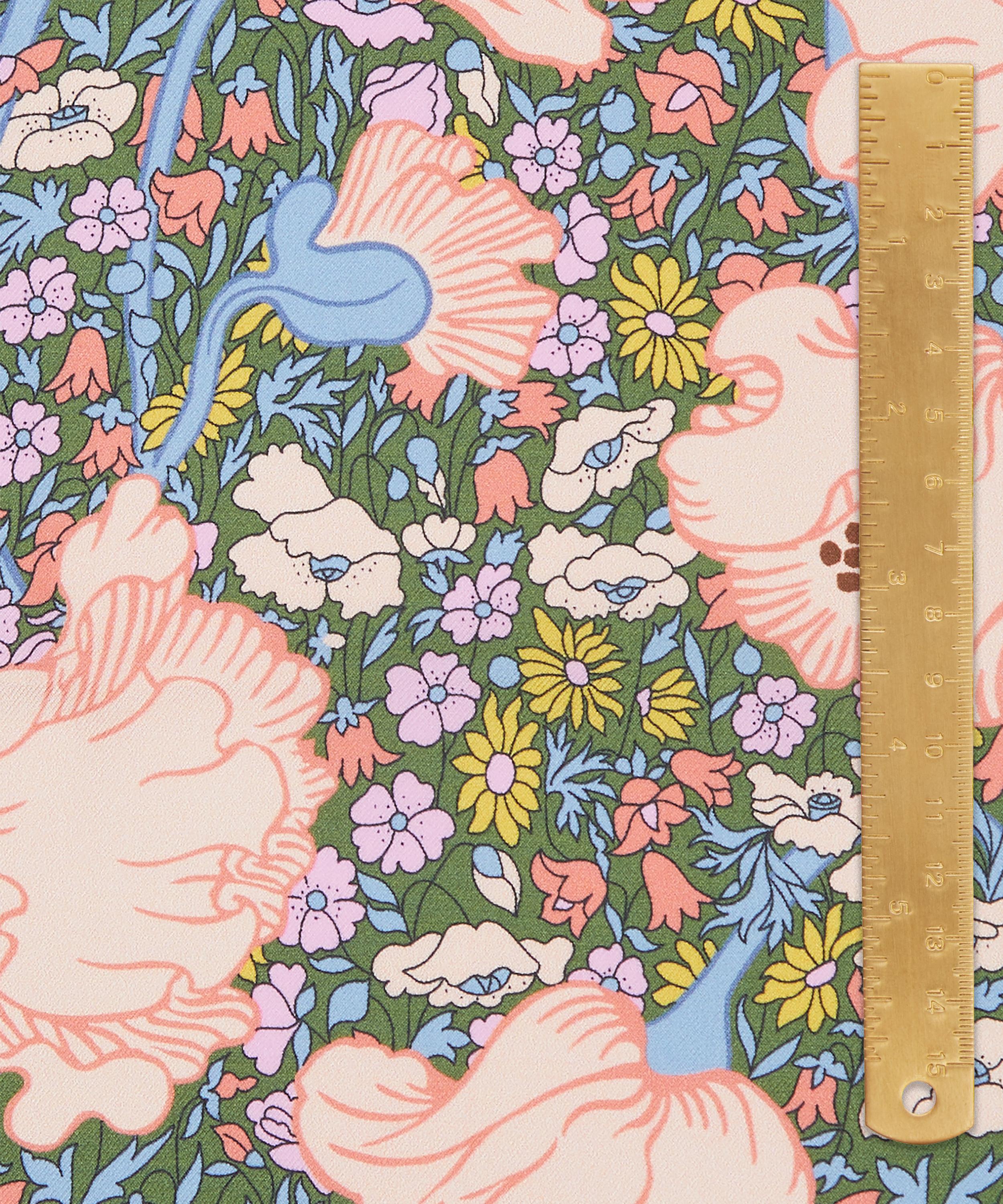 Liberty Fabrics - Clementina Poppy Silk Twill image number 4