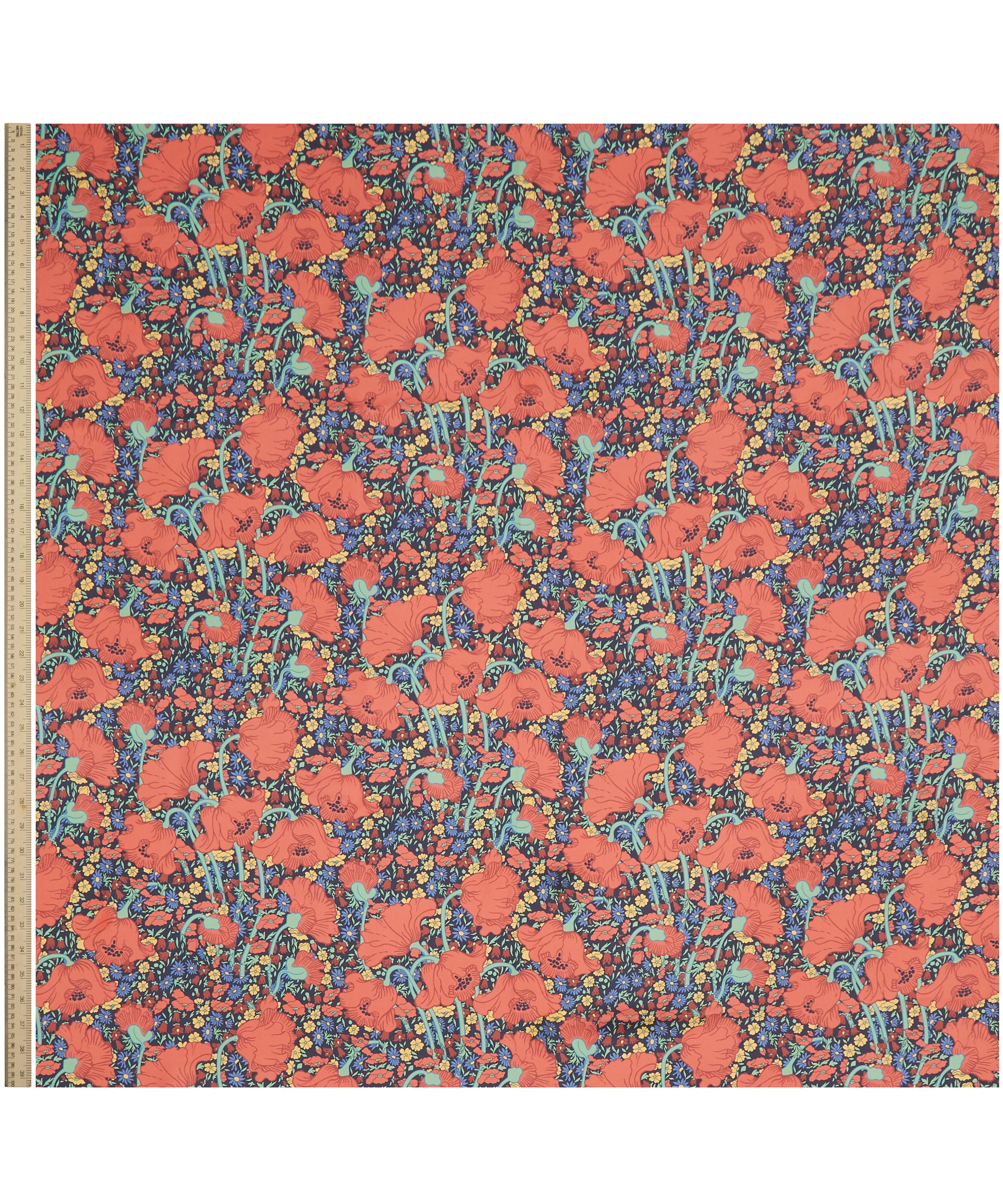 Liberty Fabrics - Clementina Poppy Silk Twill image number 1