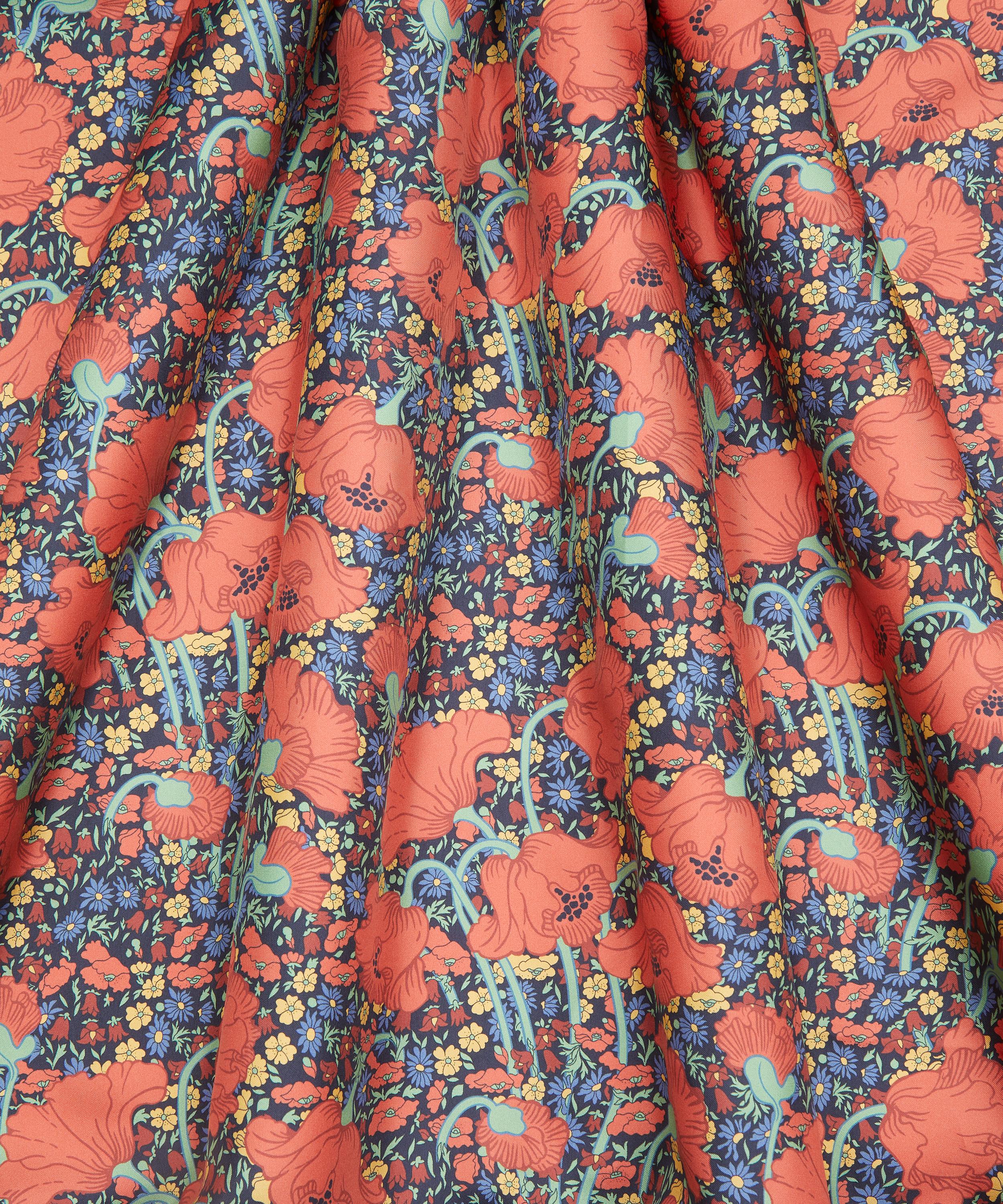 Liberty Fabrics - Clementina Poppy Silk Twill image number 2