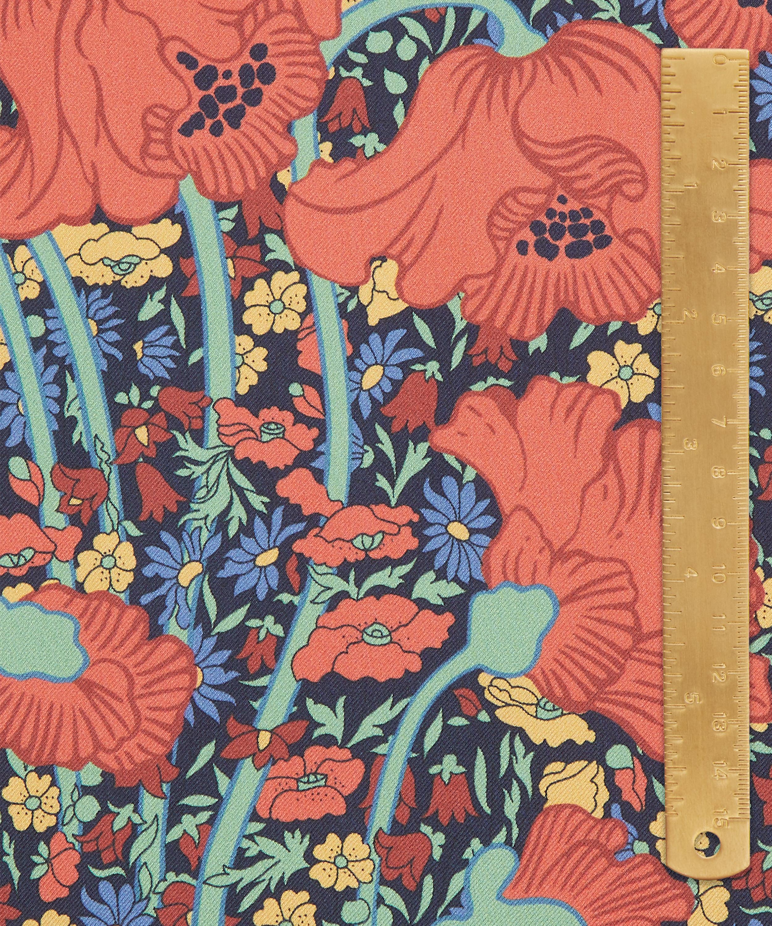 Liberty Fabrics - Clementina Poppy Silk Twill image number 4