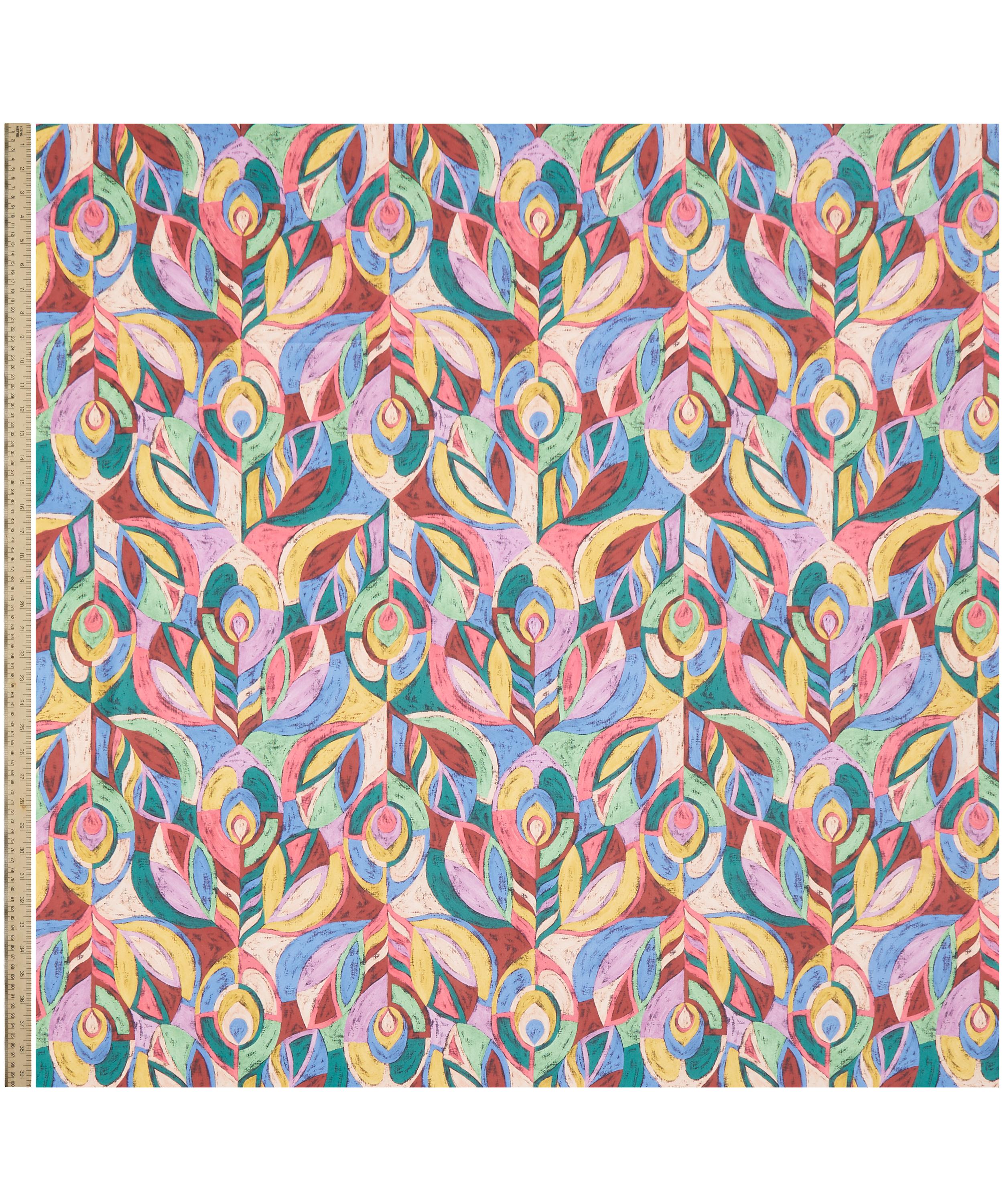 Liberty Fabrics - Pastel Peacock Silk Twill image number 1