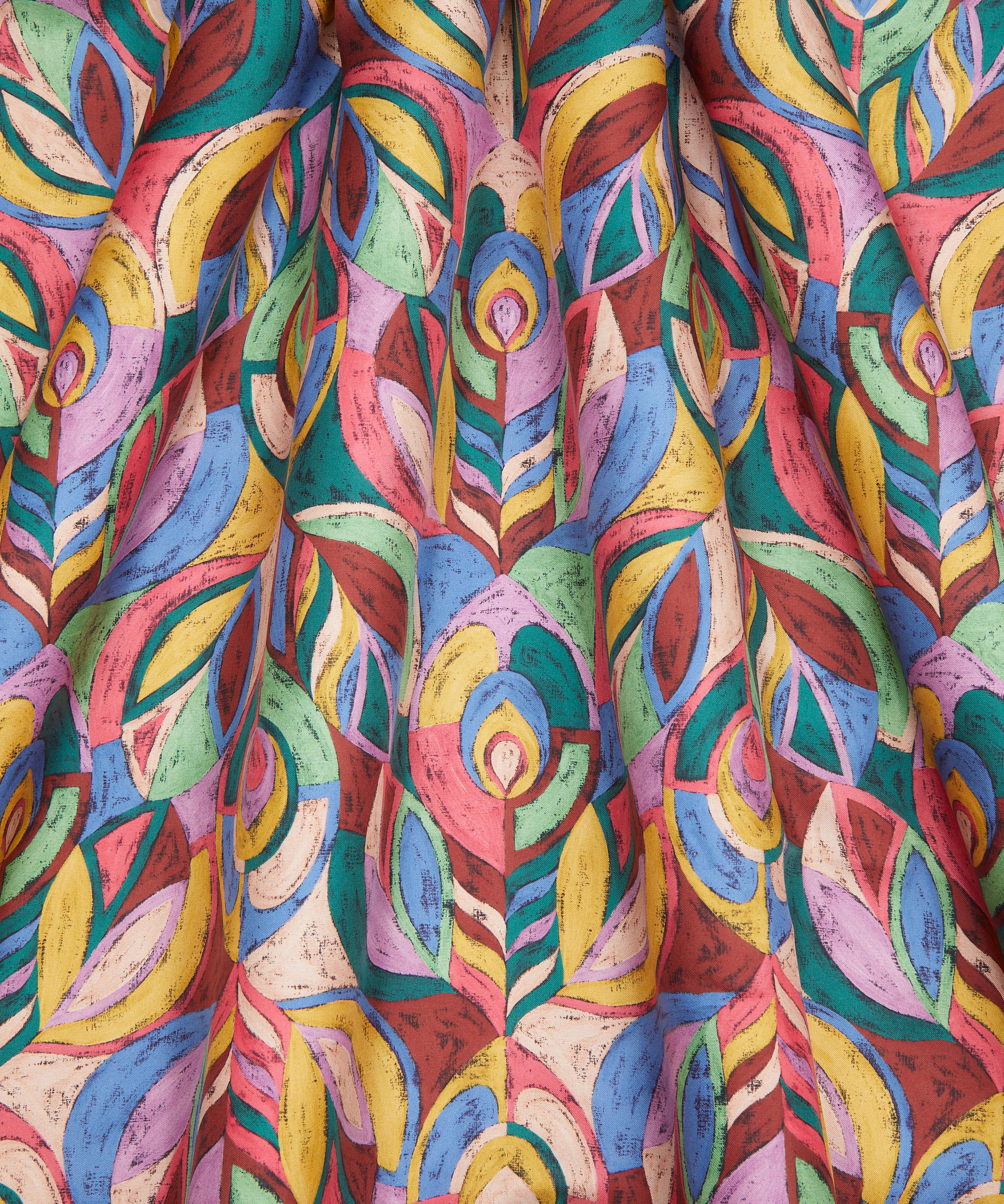 Liberty Fabrics - Pastel Peacock Silk Twill image number 2