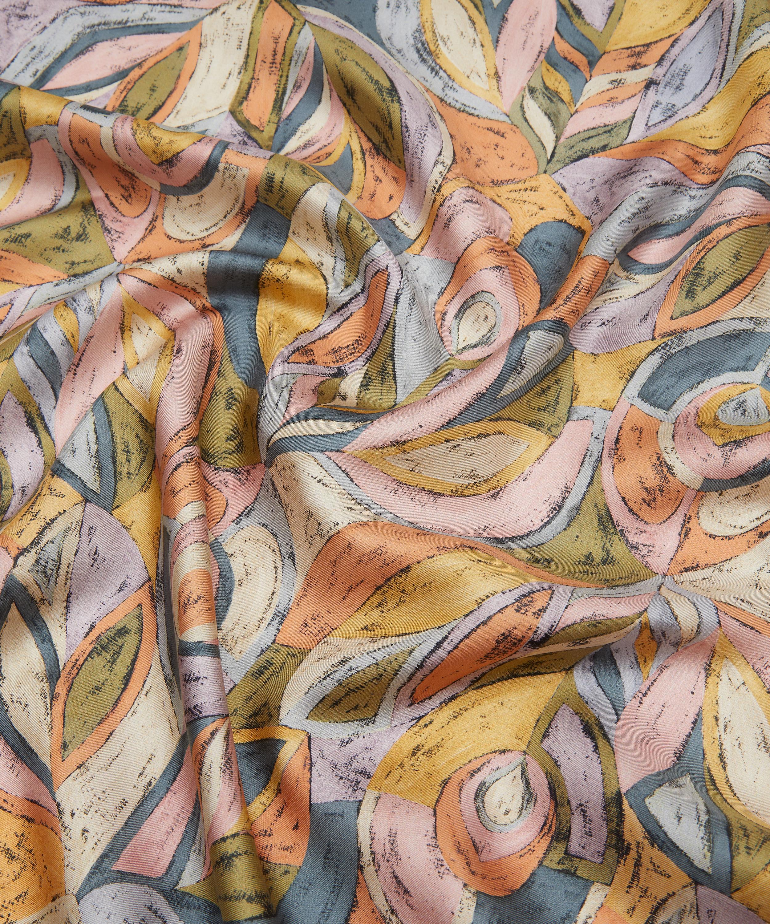 Liberty Fabrics - Pastel Peacock Silk Twill image number 3