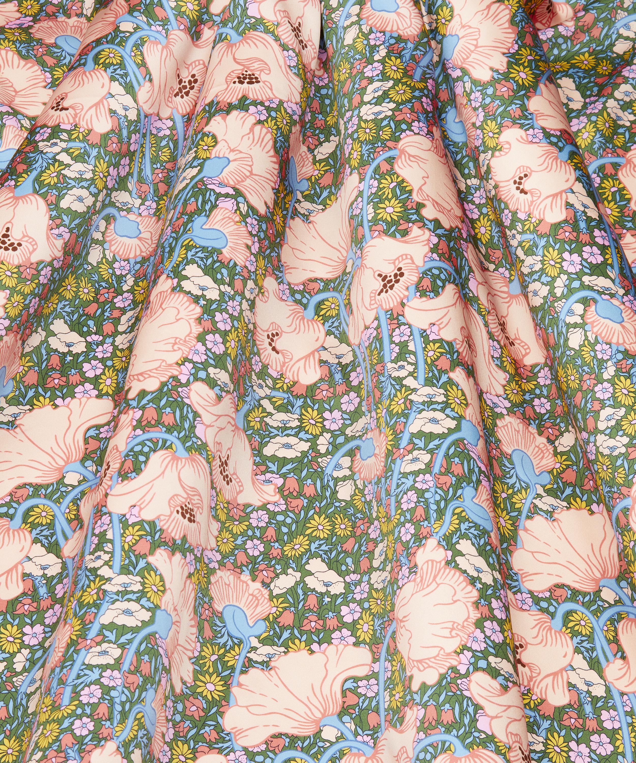 Liberty Fabrics - Clementina Poppy Silk Satin image number 2