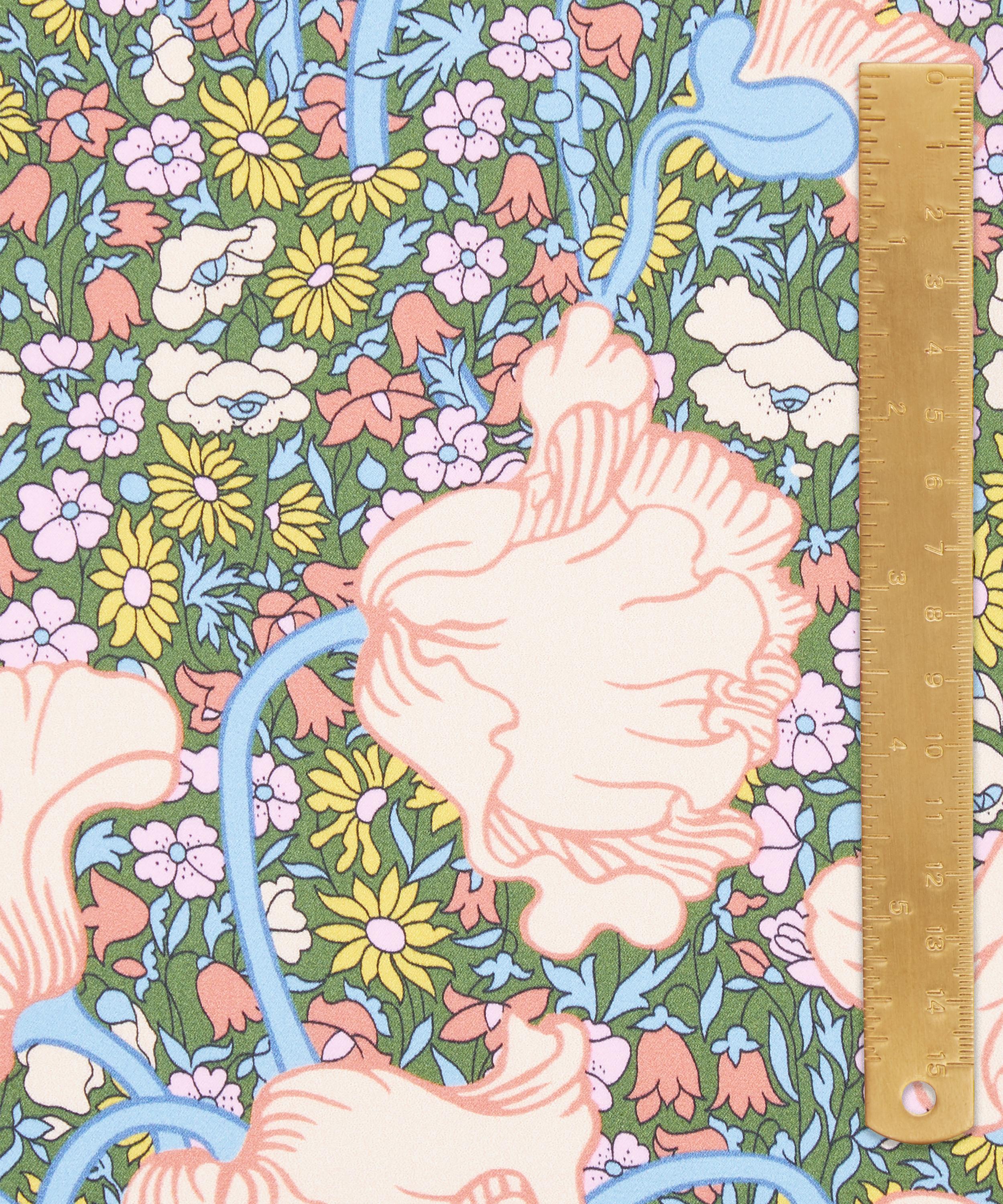 Liberty Fabrics - Clementina Poppy Silk Satin image number 4