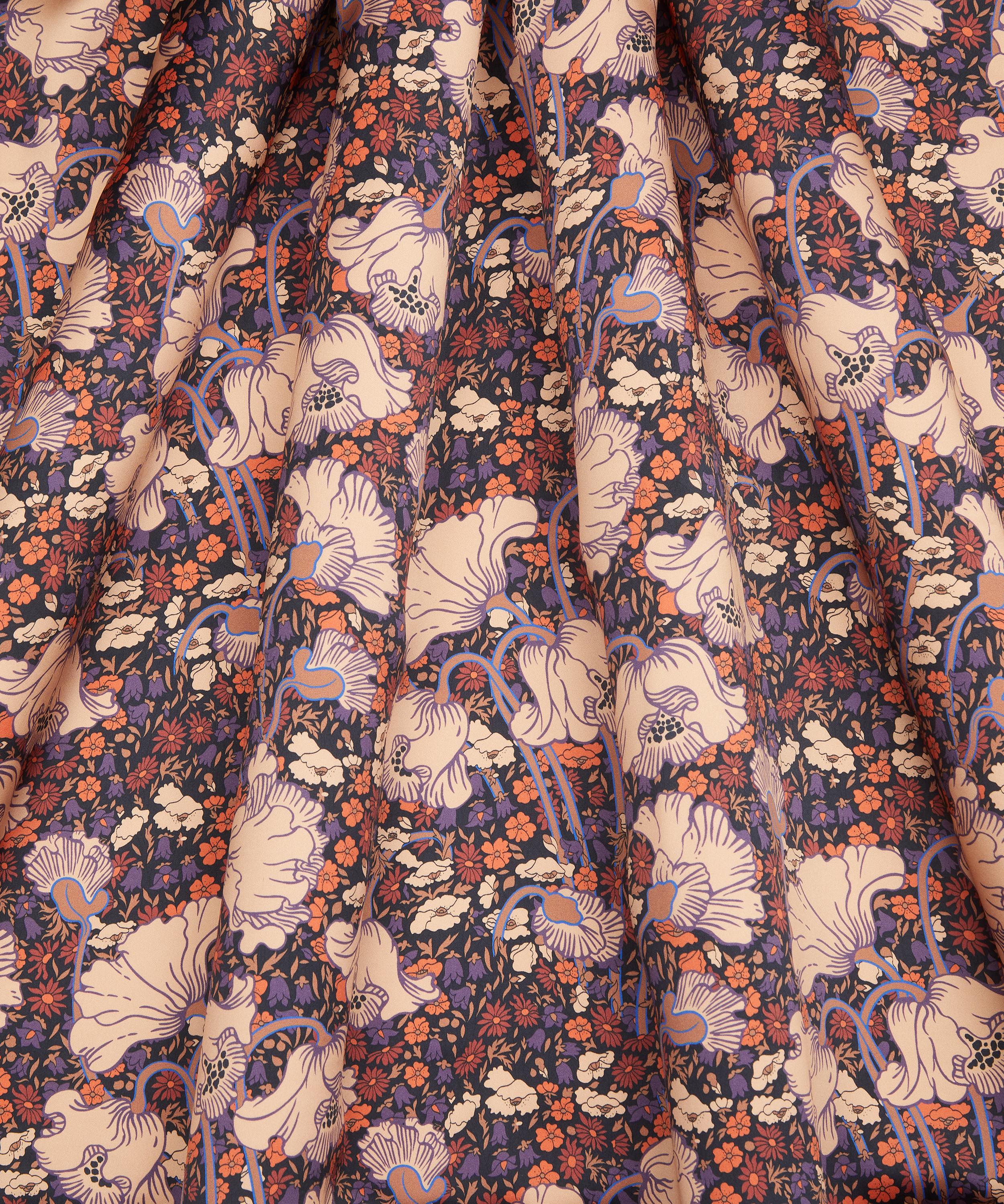 Liberty Fabrics - Clementina Poppy Silk Satin image number 2