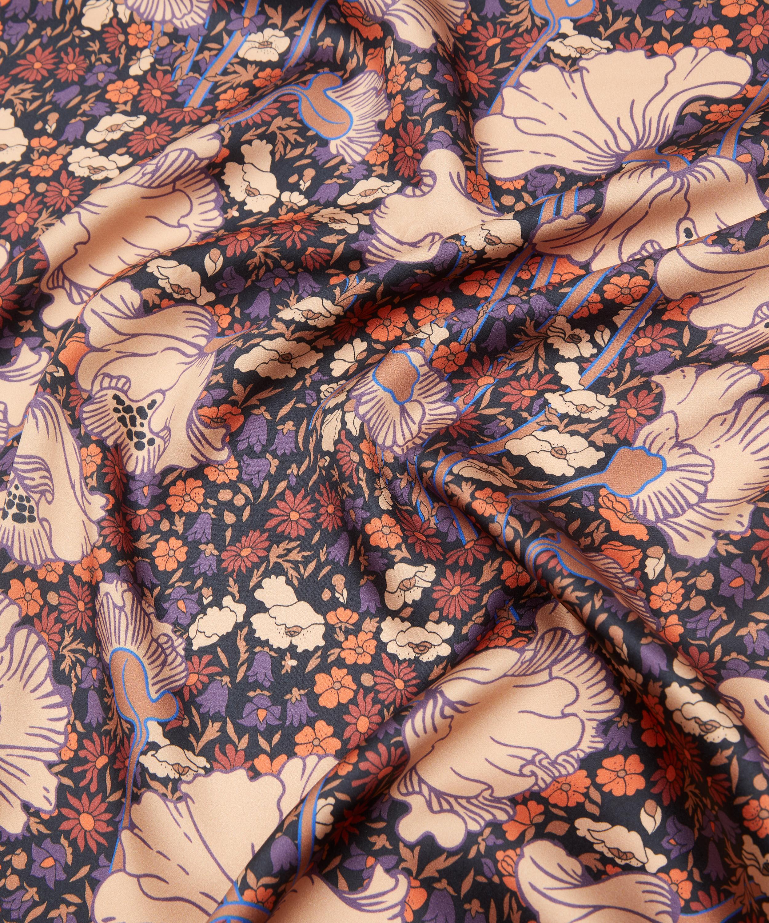 Liberty Fabrics - Clementina Poppy Silk Satin image number 3