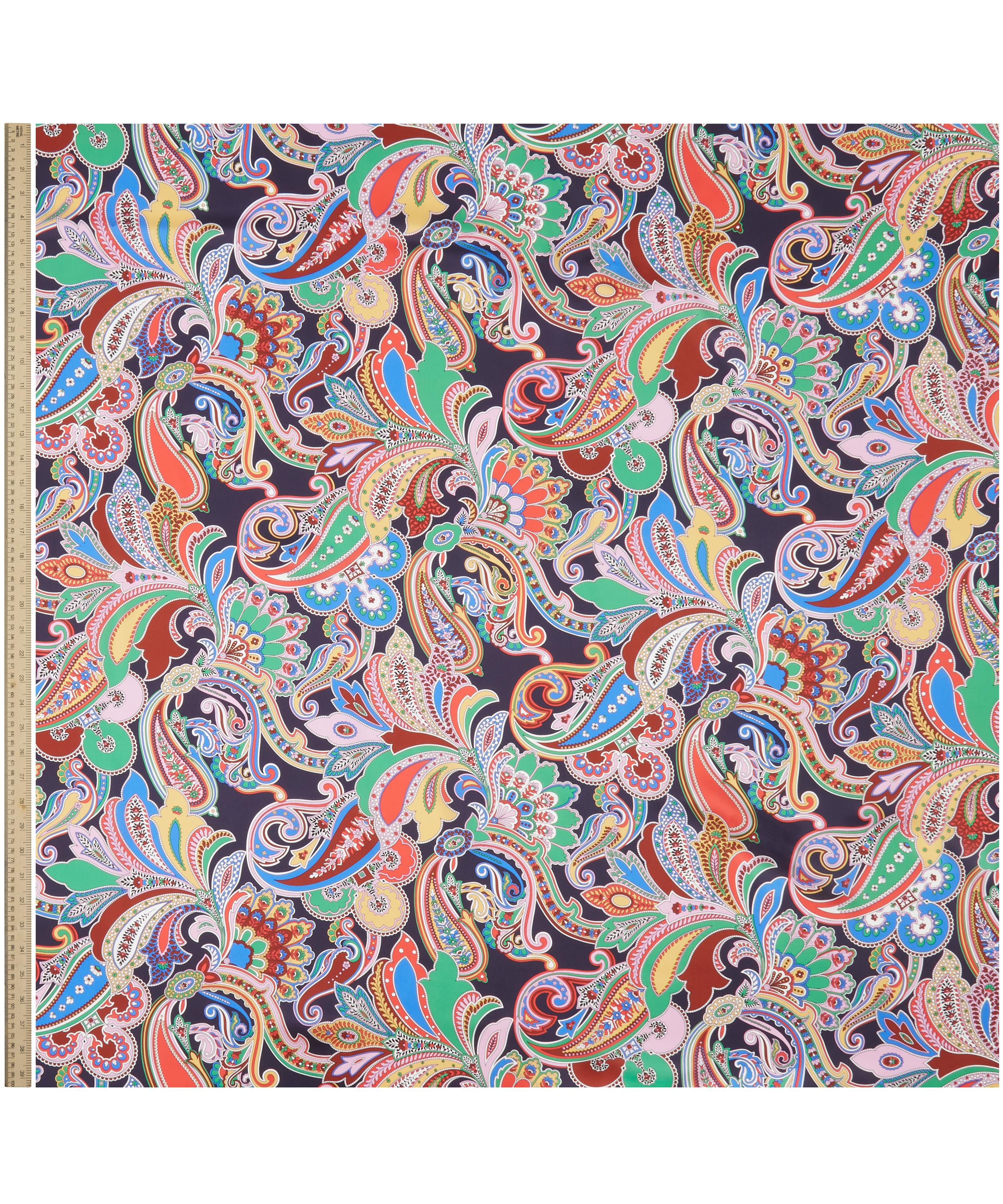 Liberty Fabrics - Paisley Fanfare Silk Satin image number 2