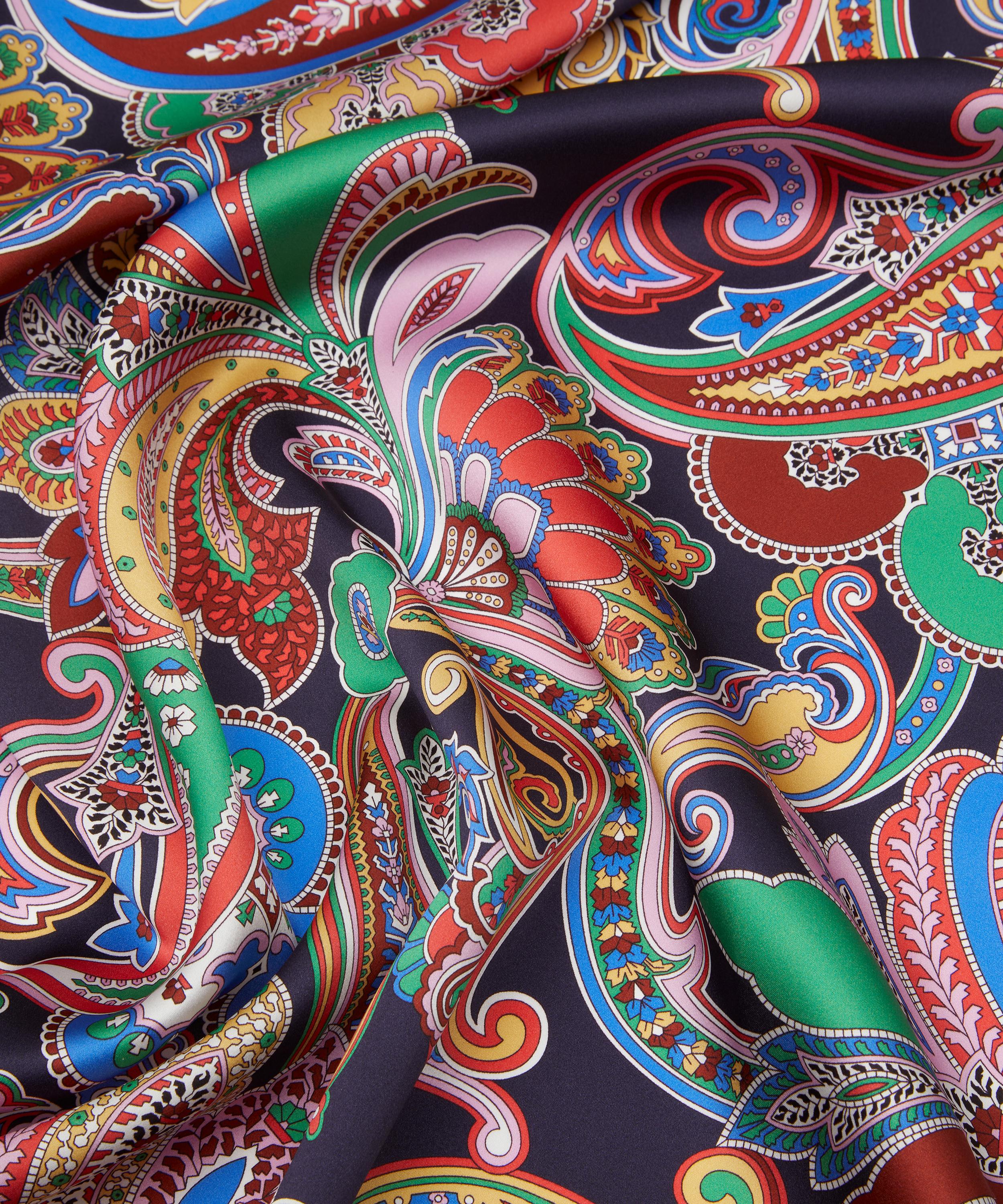 Liberty Fabrics - Paisley Fanfare Silk Satin image number 4