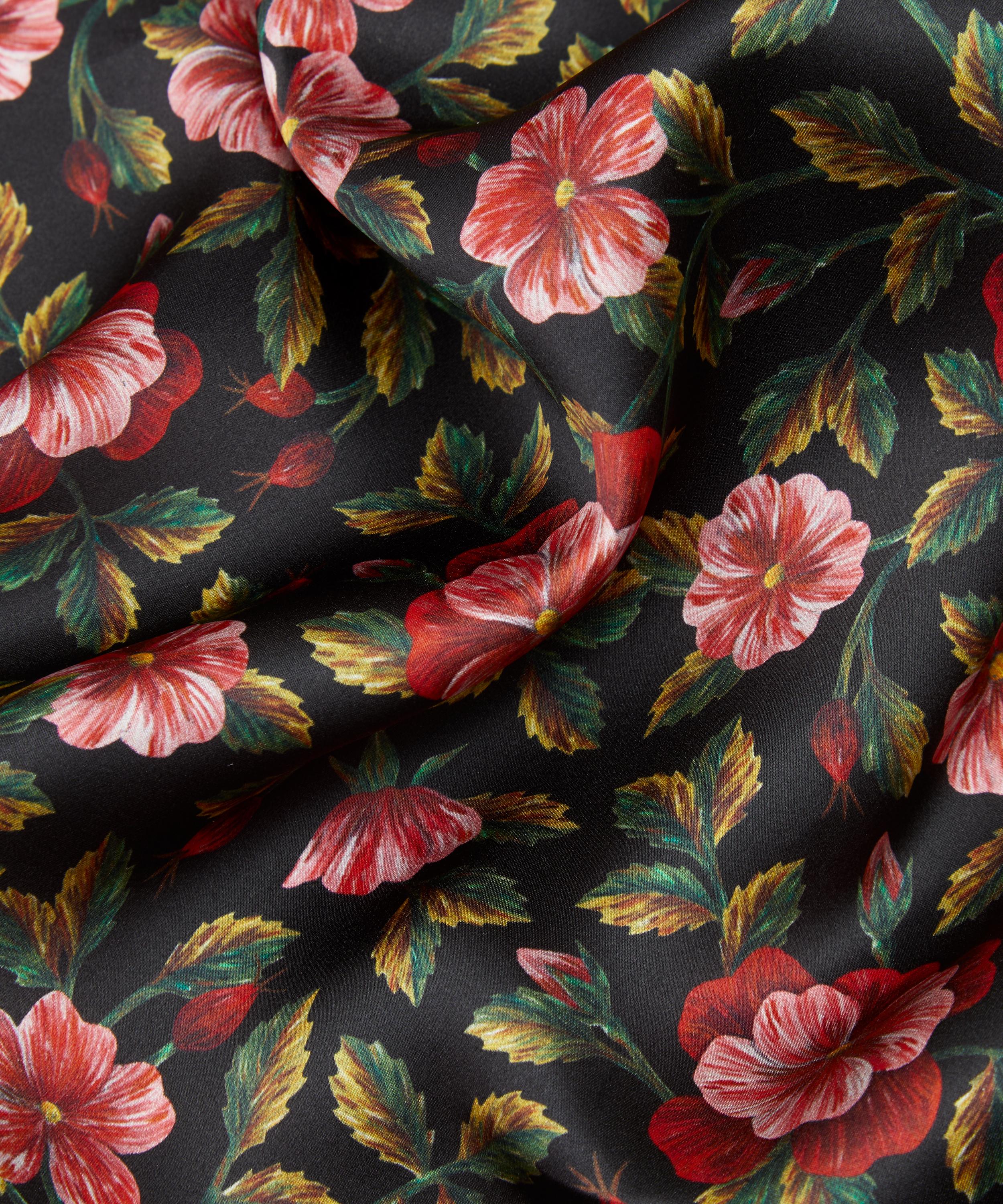 Liberty Fabrics - Embroidered Botanical Silk Satin image number 3