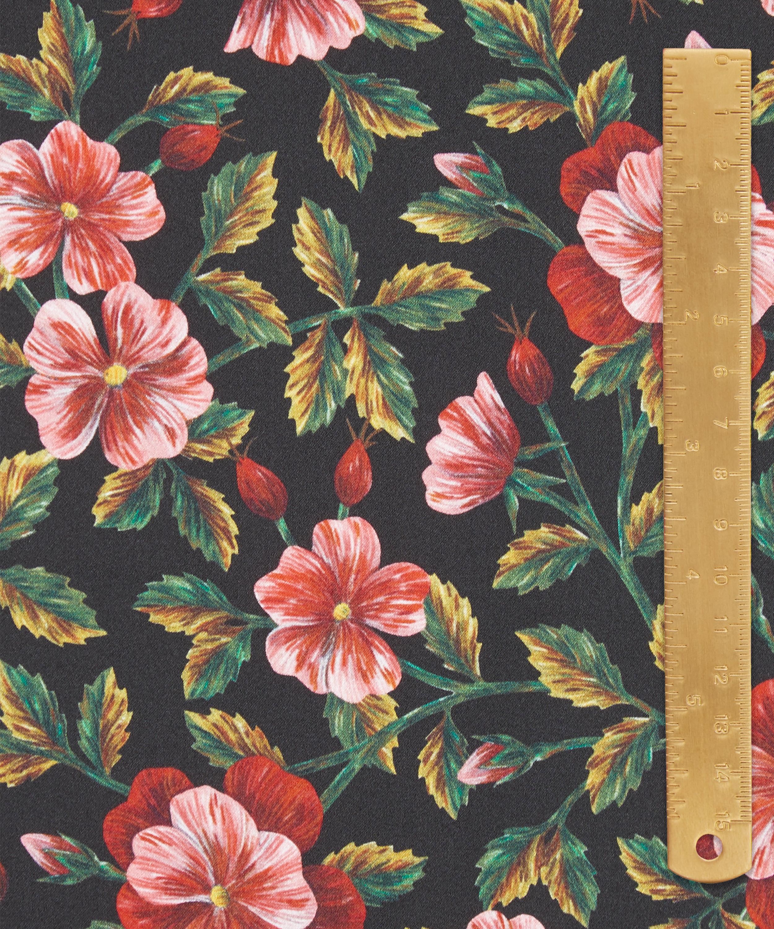 Liberty Fabrics - Embroidered Botanical Silk Satin image number 4