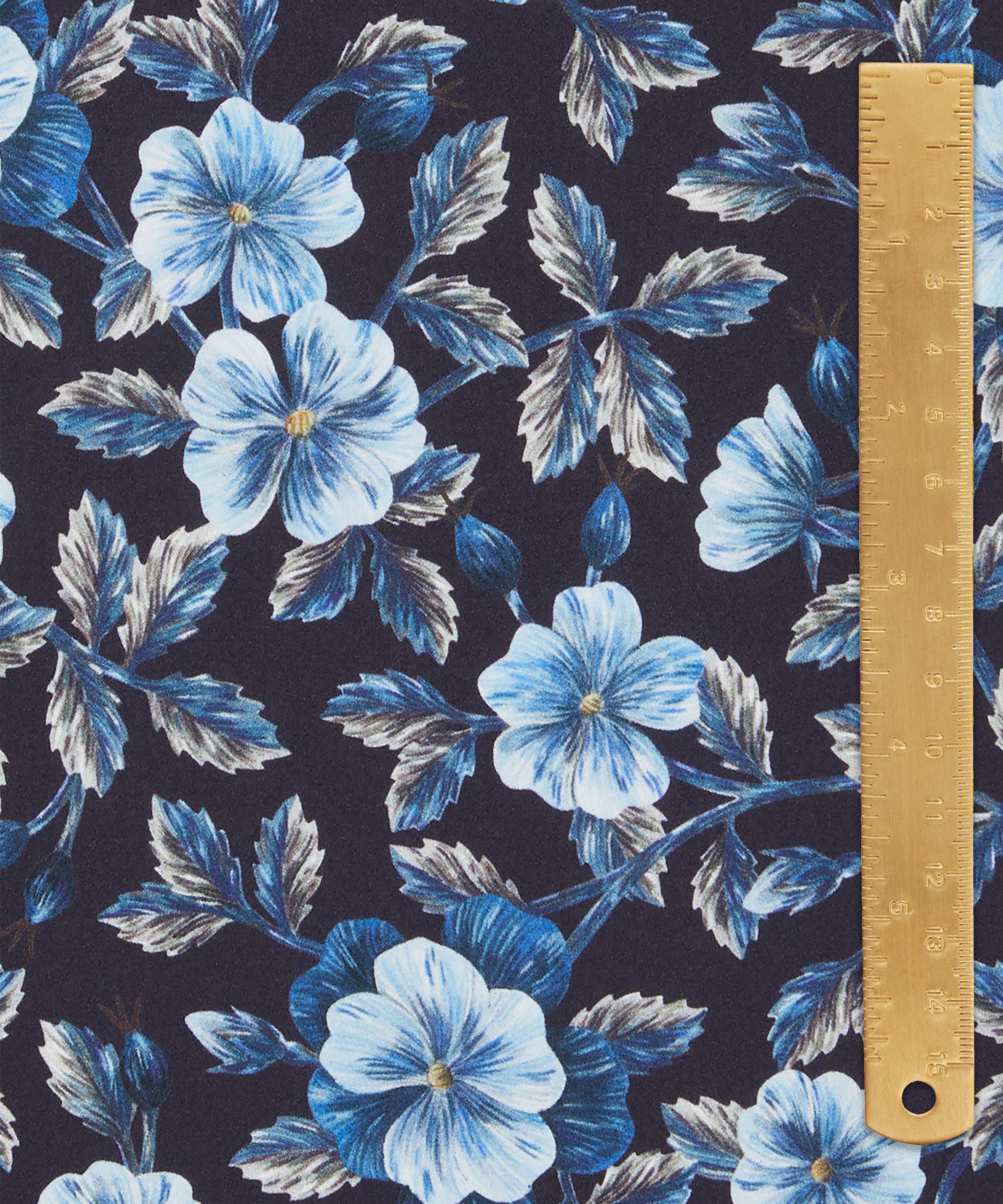 Liberty Fabrics - Embroidered Botanical Silk Satin image number 4