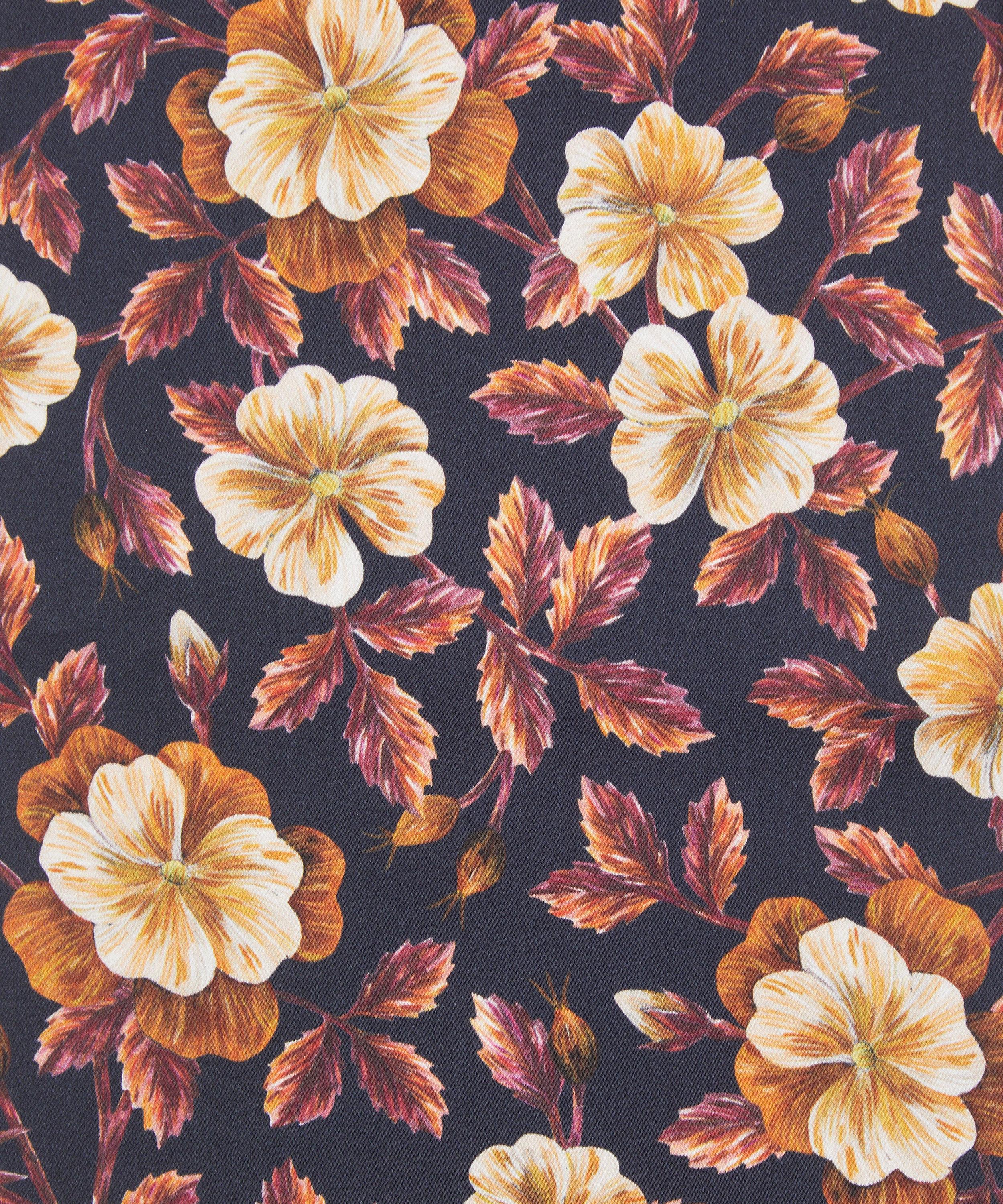 Liberty Fabrics - Embroidered Botanical Silk Satin image number 0