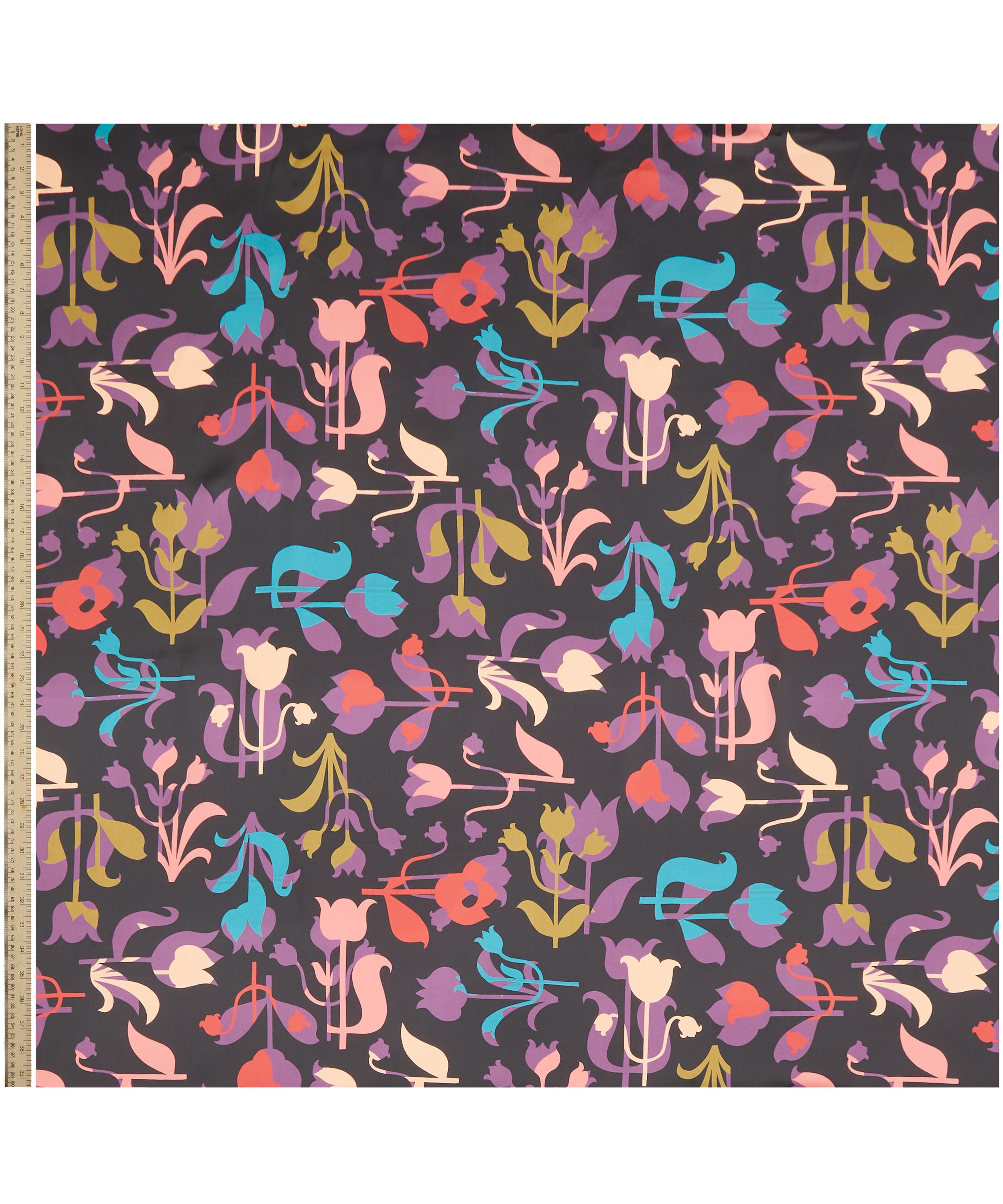 Liberty Fabrics - Floral Frieze Silk Satin image number 1