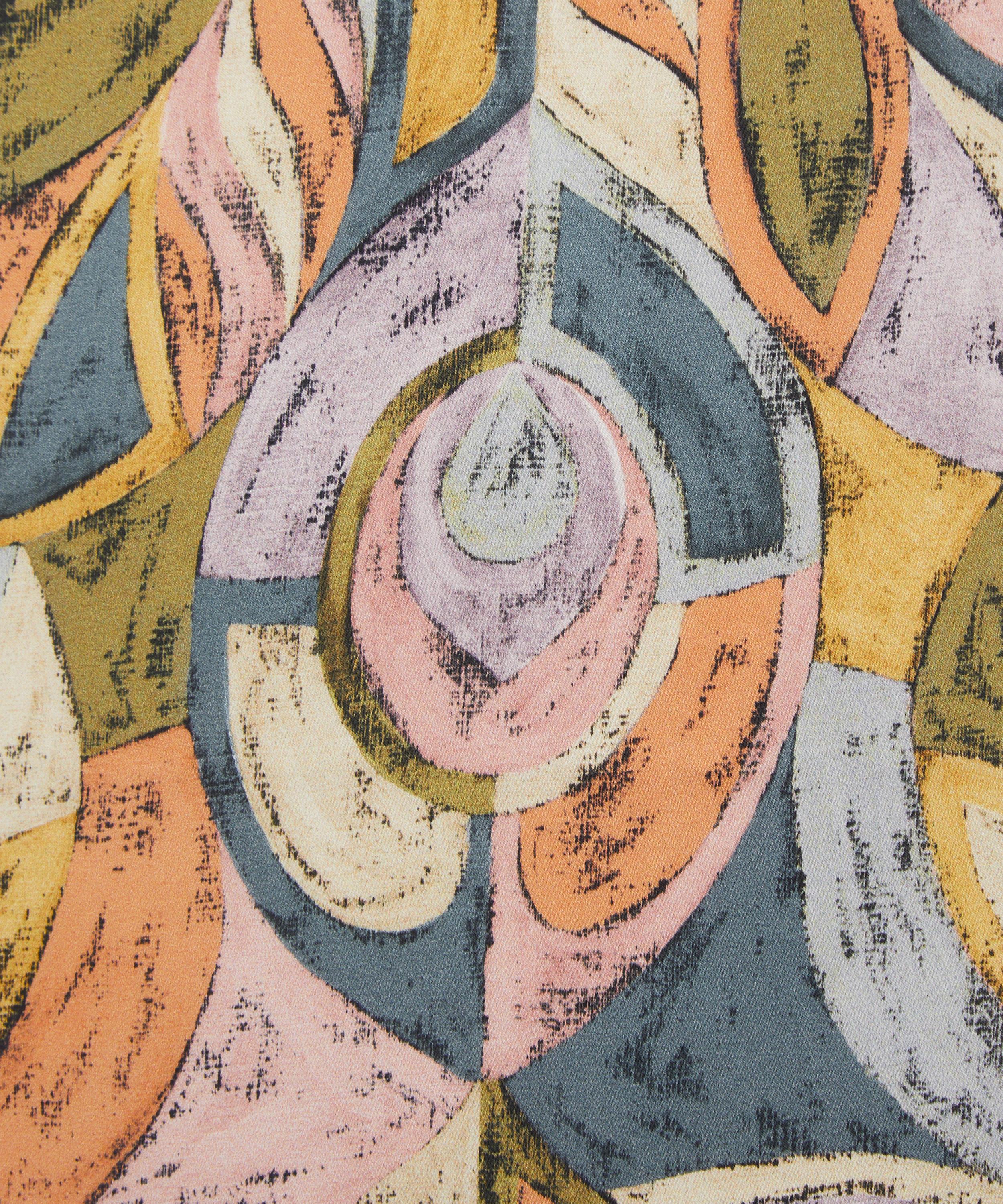 Liberty Fabrics - Pastel Peacock Silk Satin image number 0