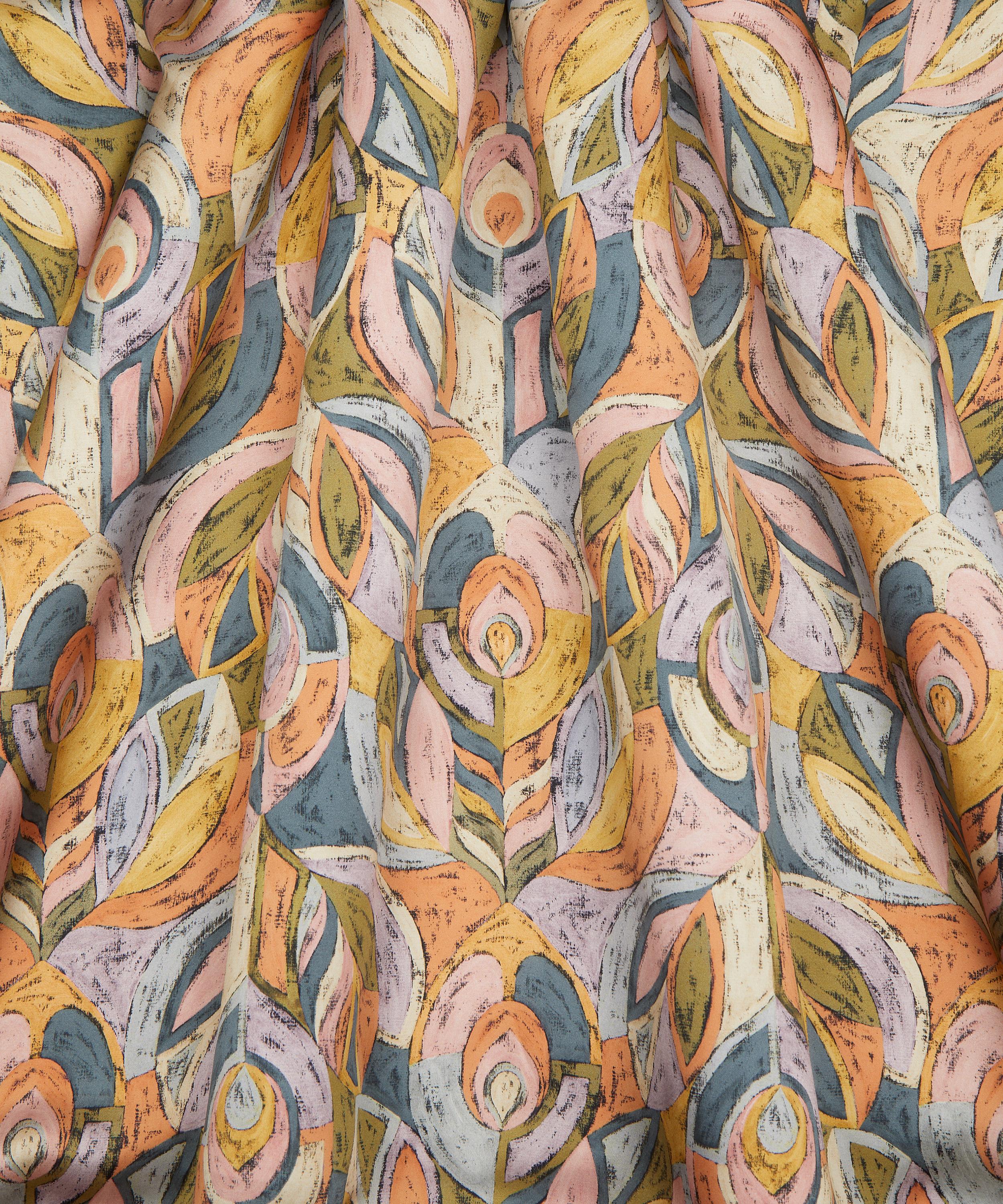 Liberty Fabrics - Pastel Peacock Silk Satin image number 2