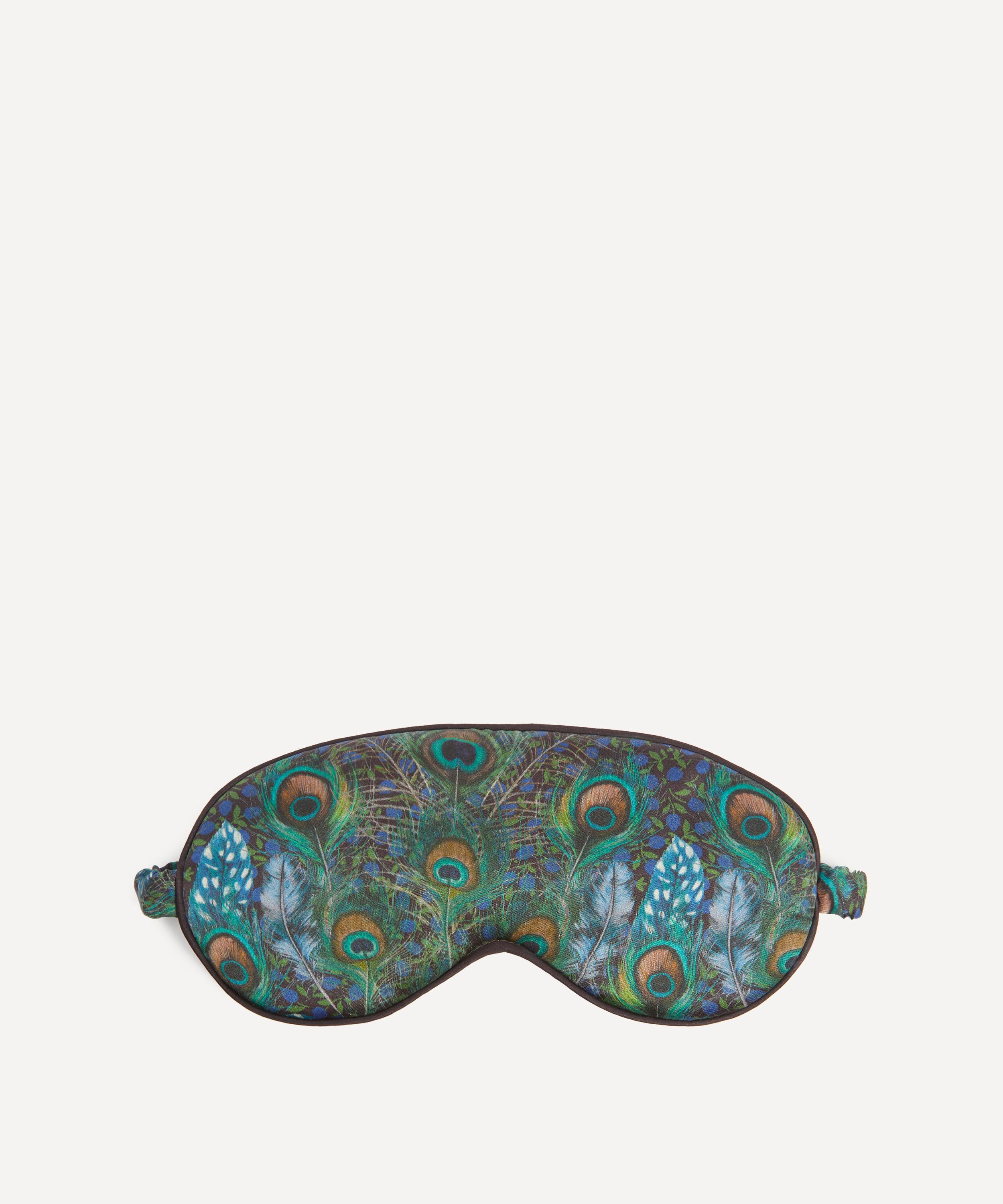 Liberty - Peacock Manor Silk Satin Eye Mask