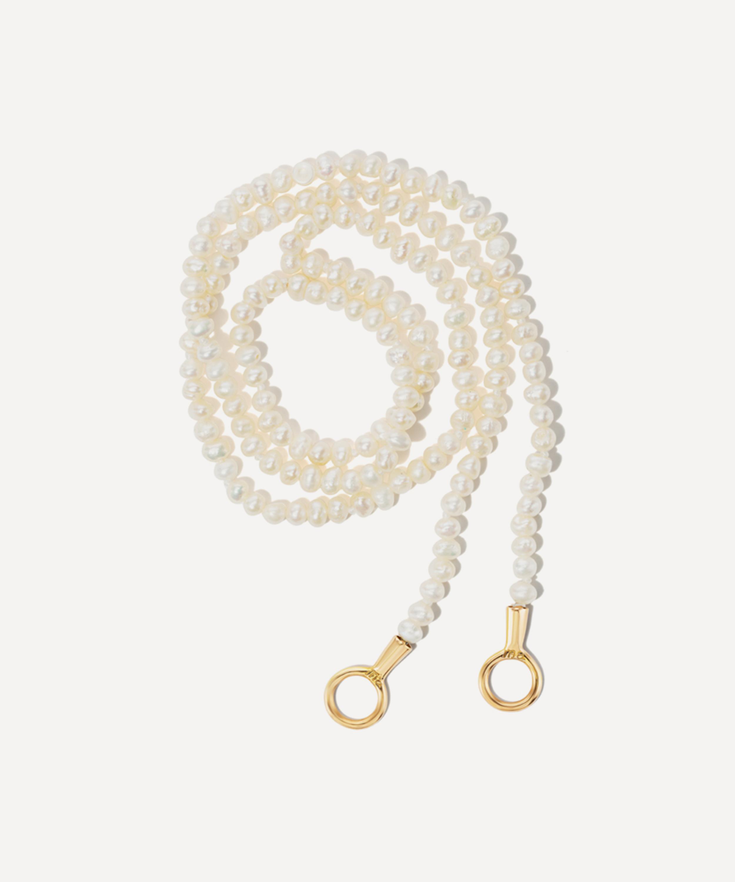 Marla Aaron - 14ct Gold Itty Bitty Seed Pearl Necklace