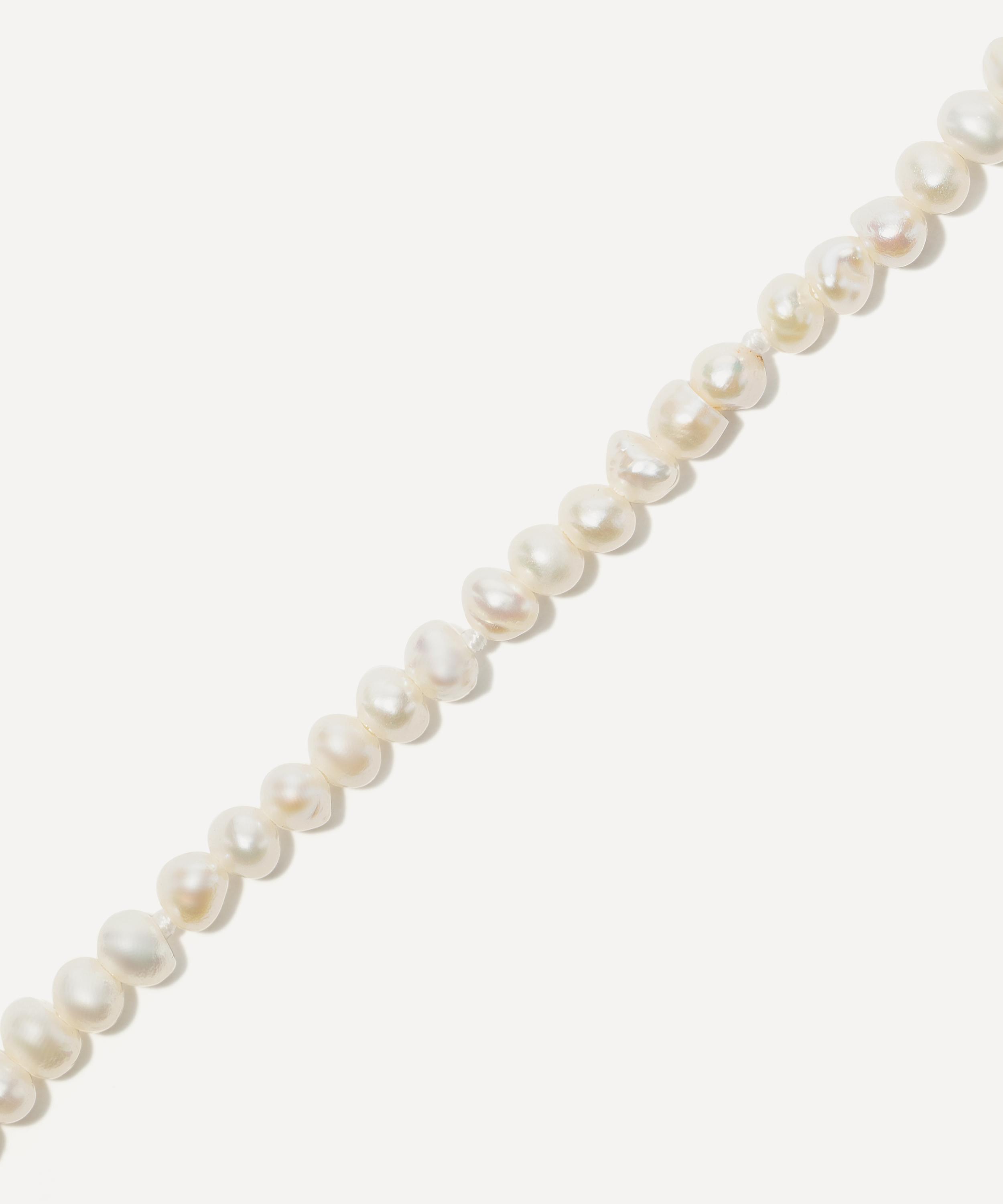 Marla Aaron - 14ct Gold Itty Bitty Seed Pearl Necklace image number 2