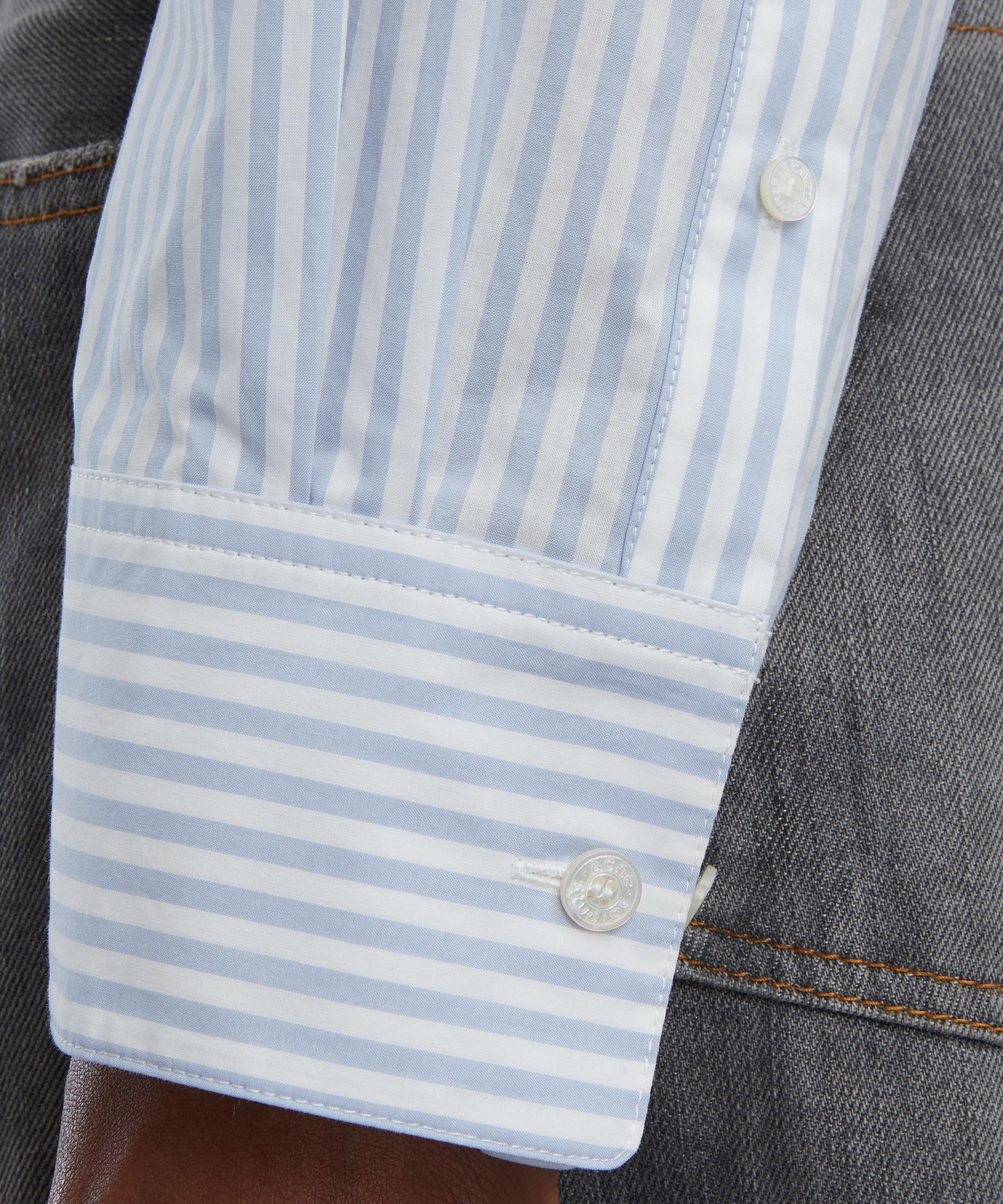 Acne Studios - Button-Up Logo Stamp Shirt  image number 4