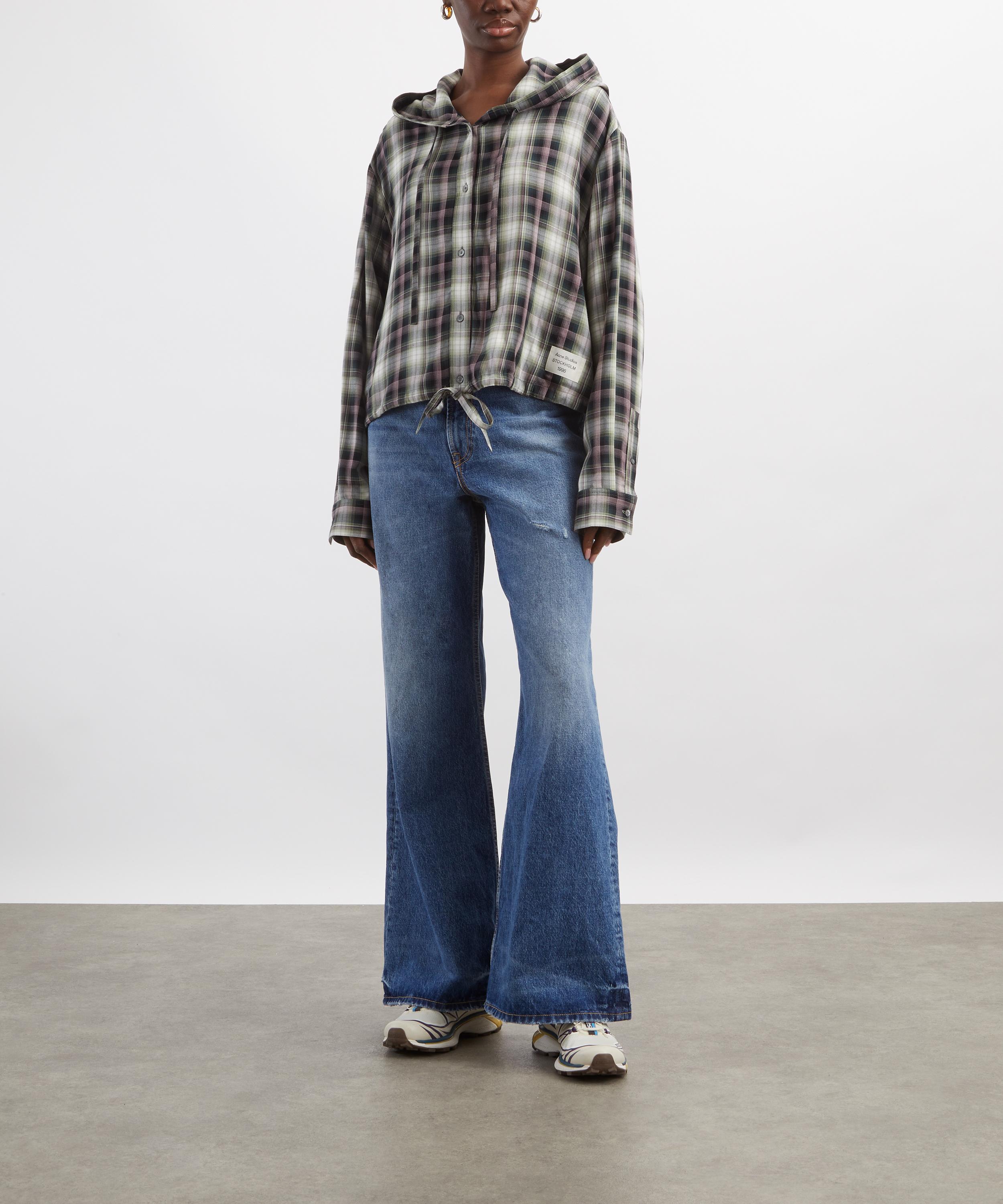 Acne Studios - Hooded Check Overshirt image number 1
