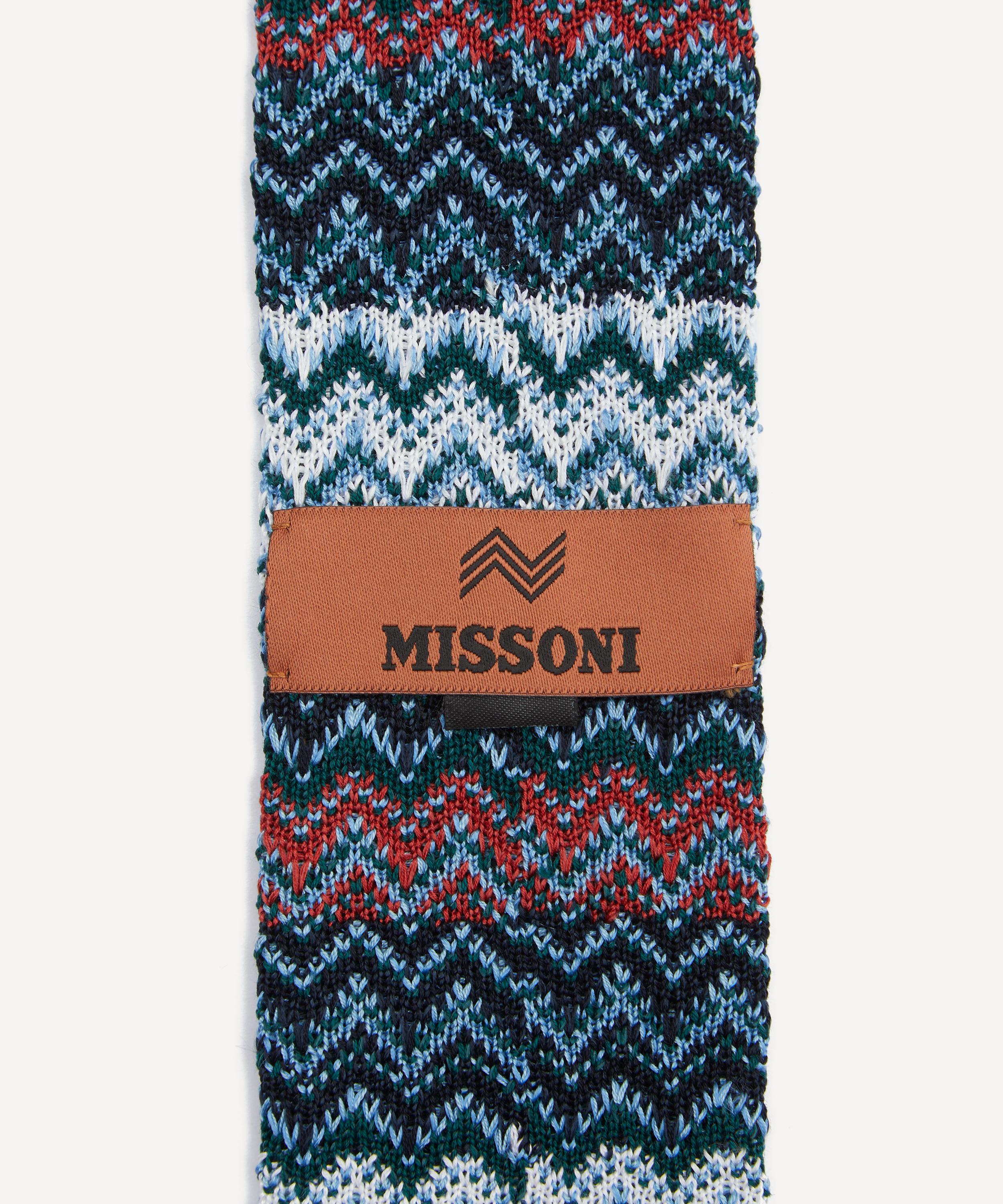 Missoni - Blue-Multi Knitted Tie image number 2