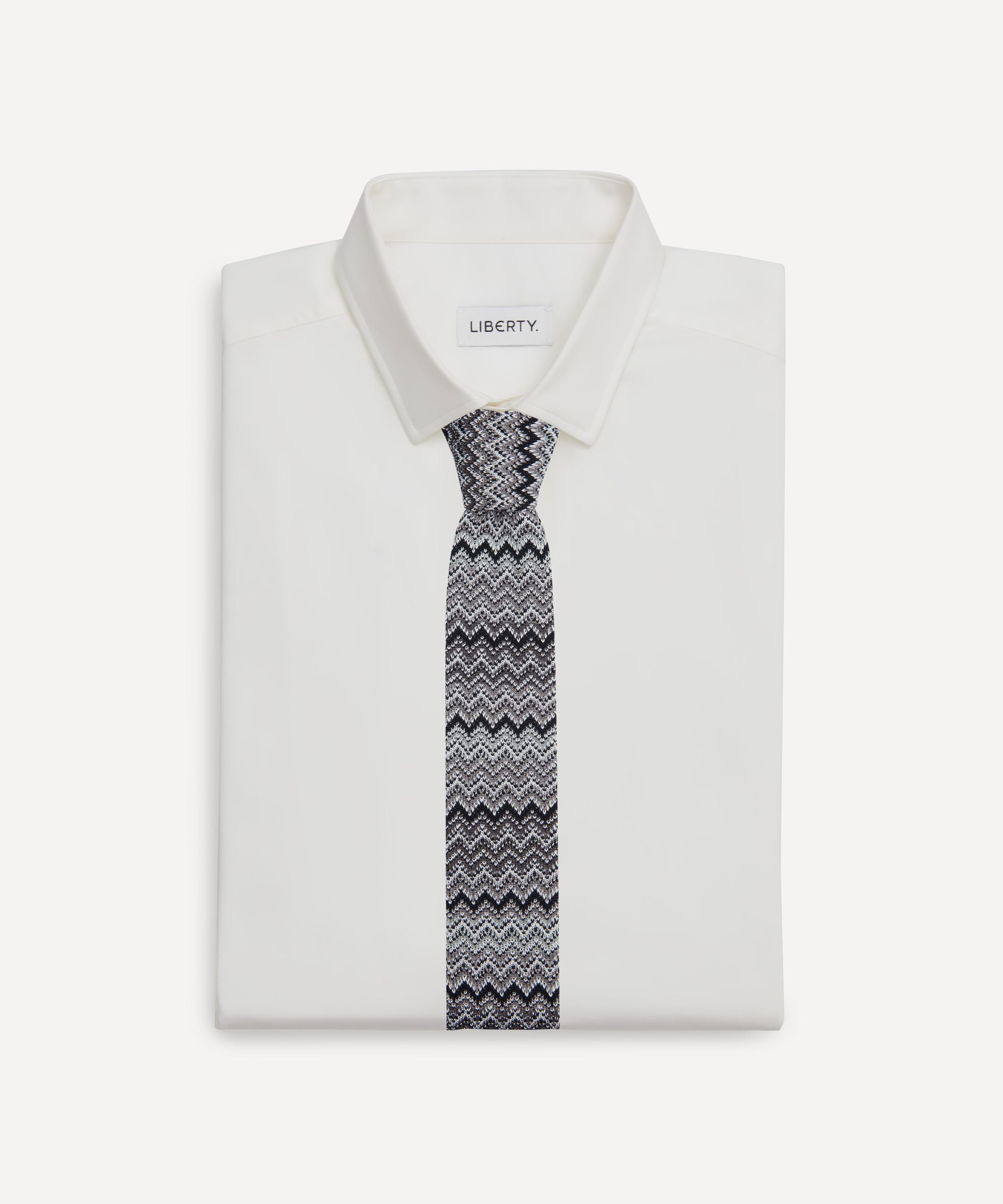 Missoni - Grey Knitted Tie image number 1