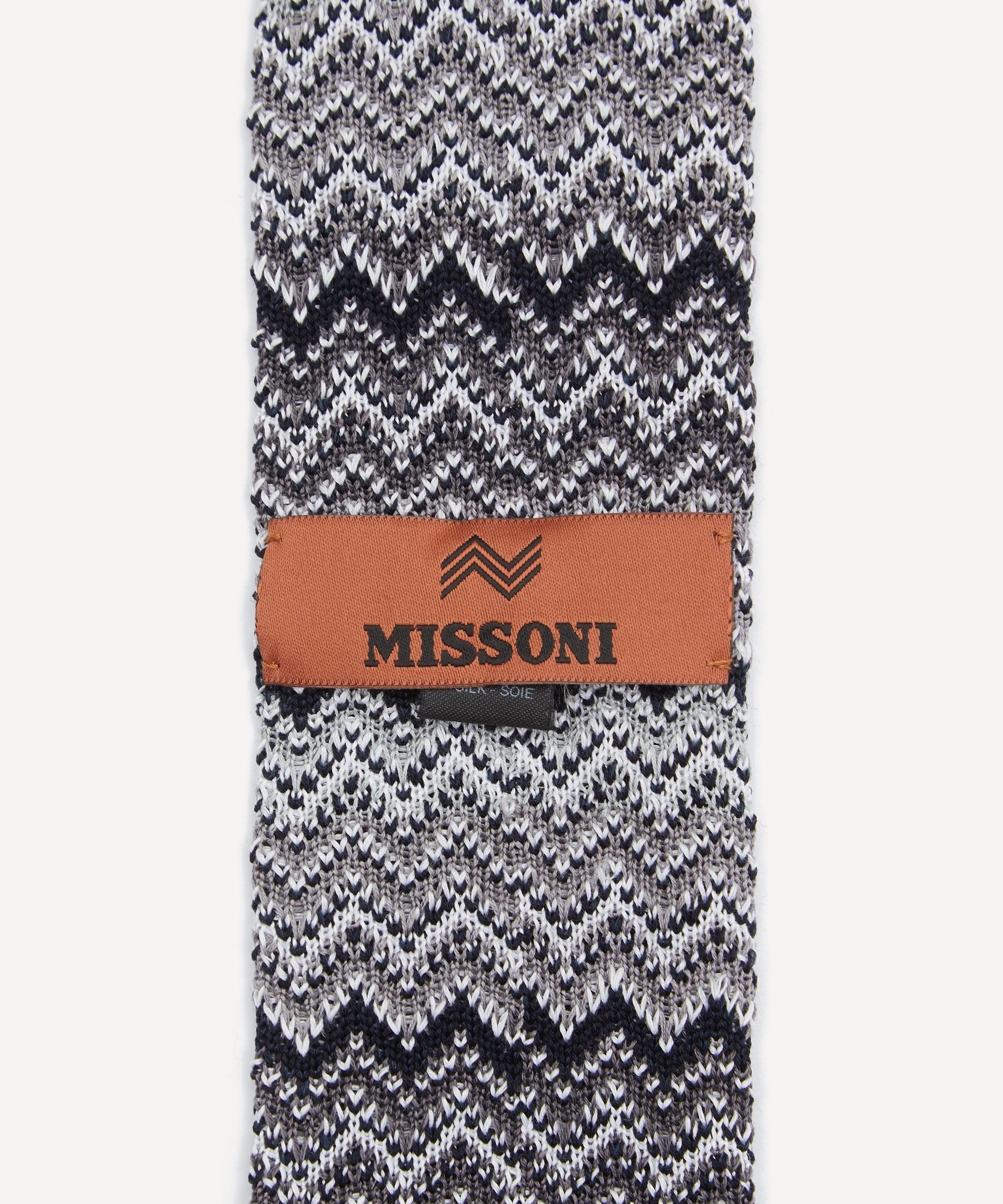 Missoni - Grey Knitted Tie image number 2