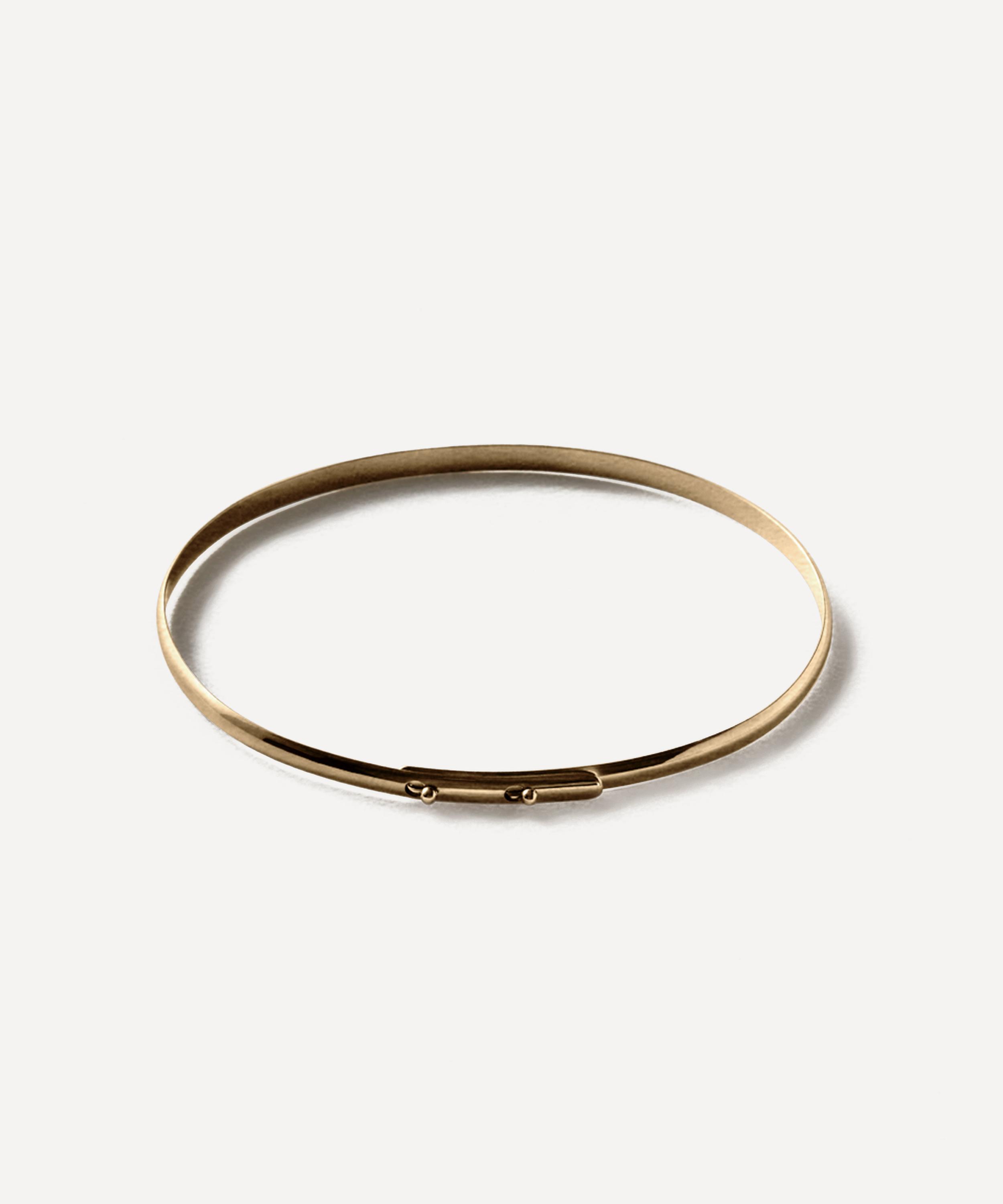 Annika Inez - Sterling Silver Keyhole Collar Necklace image number 0