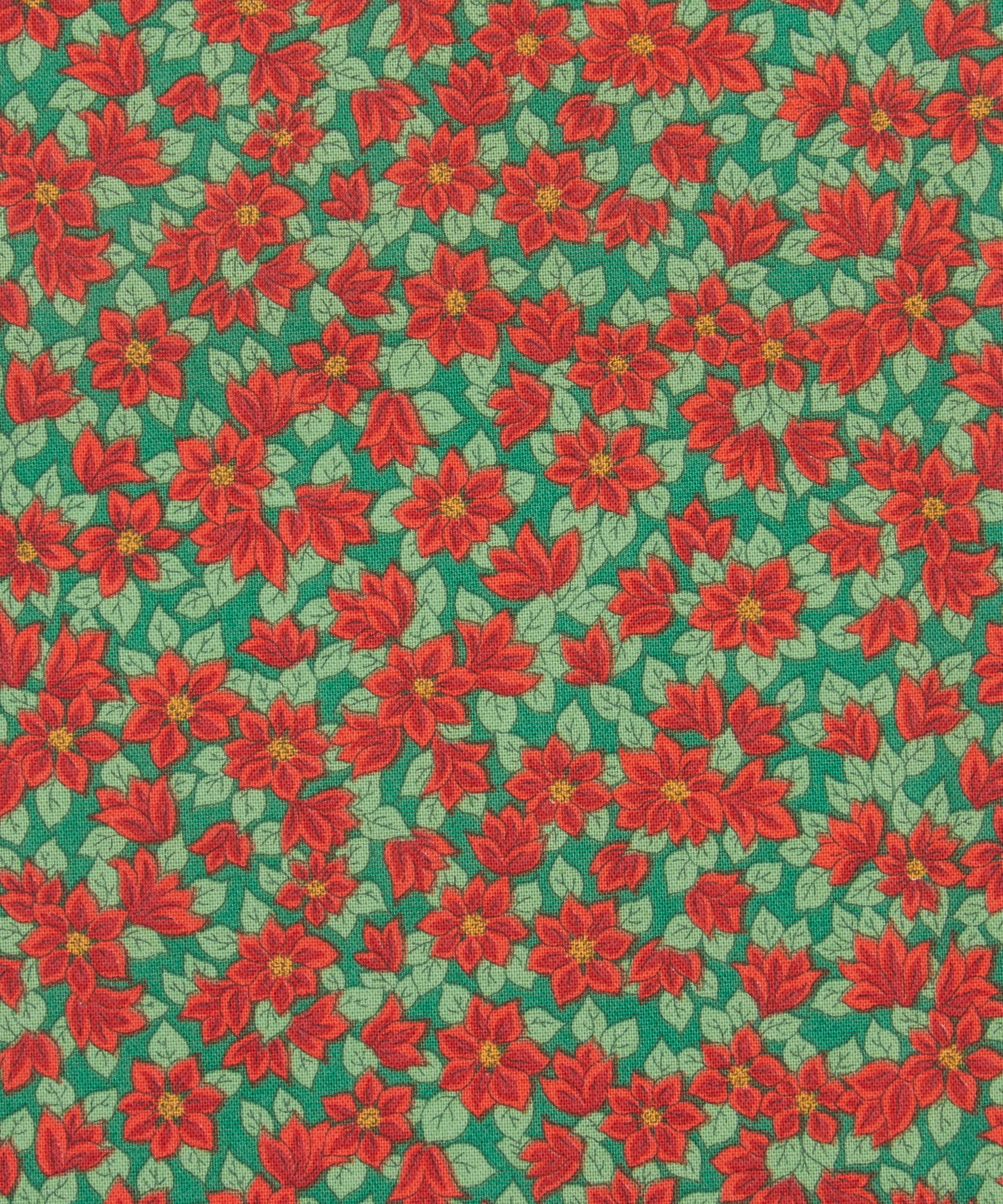 Liberty - Peaceful Poinsettias Lasenby Quilting Cotton image number 0