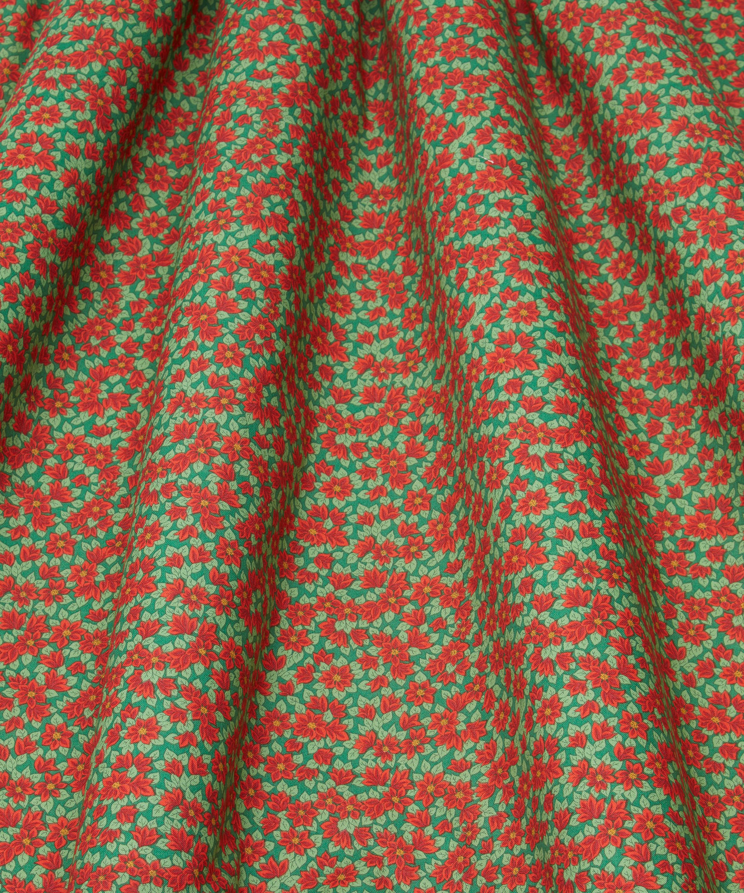 Liberty - Peaceful Poinsettias Lasenby Quilting Cotton image number 2