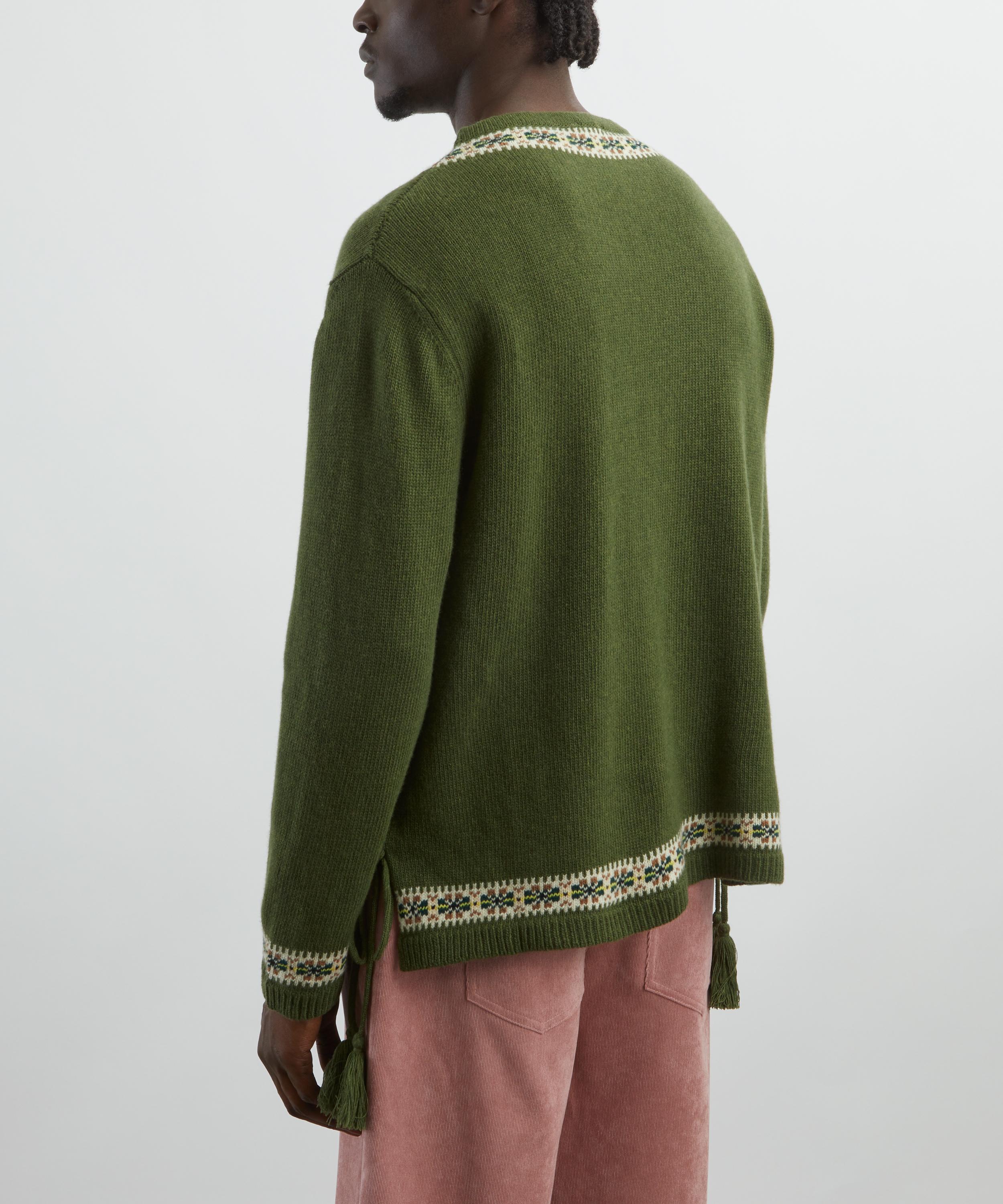 Bode - Mortiz Wool Jumper image number 3