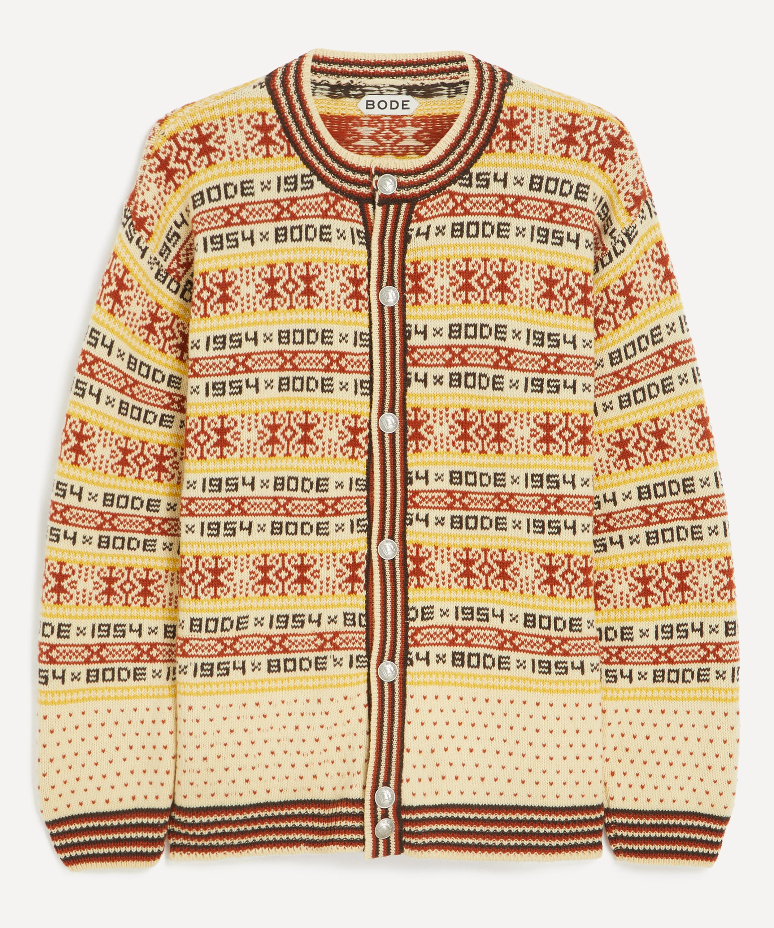 Bode - Marzipan Wool Cardigan image number 0