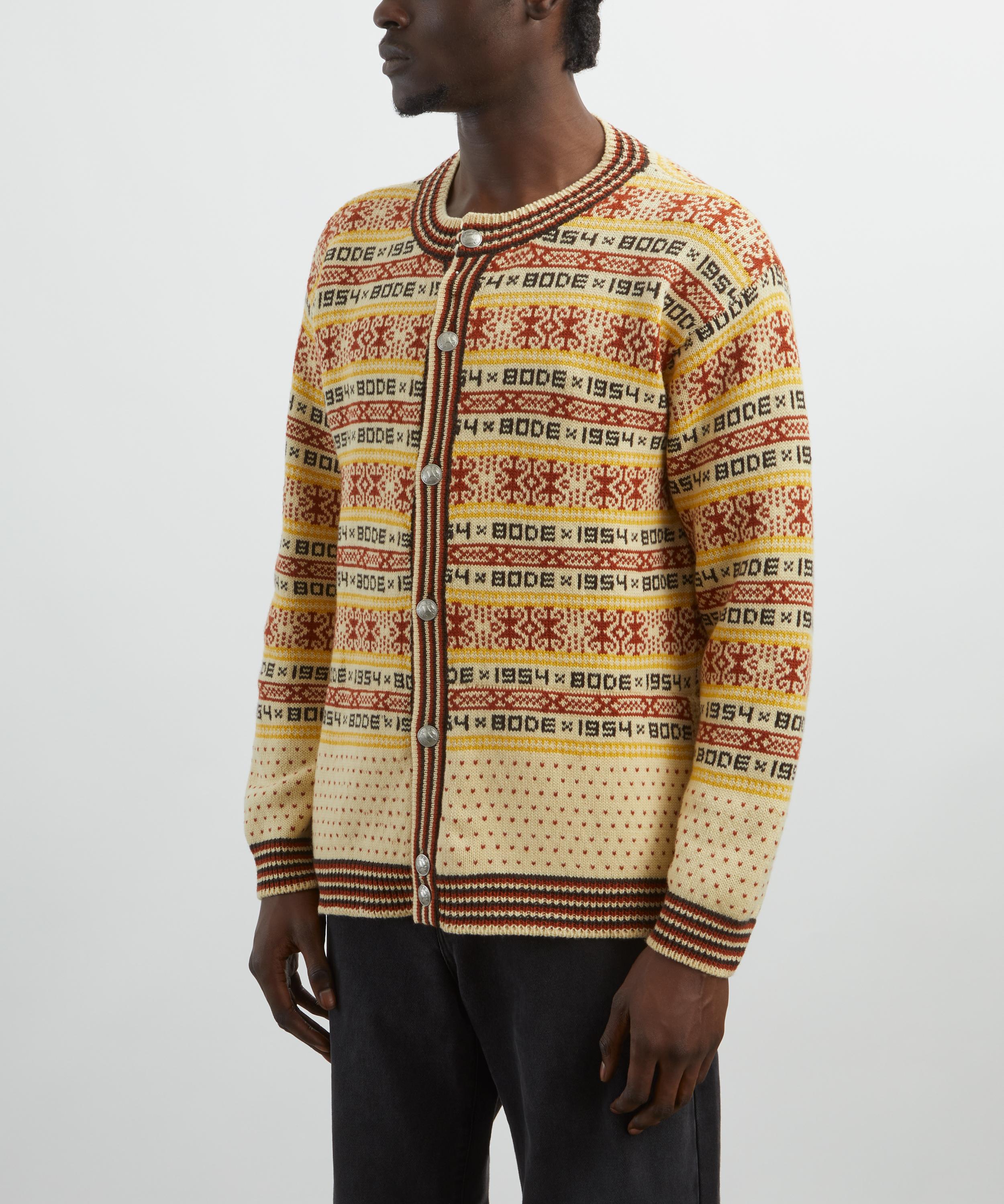 Bode - Marzipan Wool Cardigan image number 2