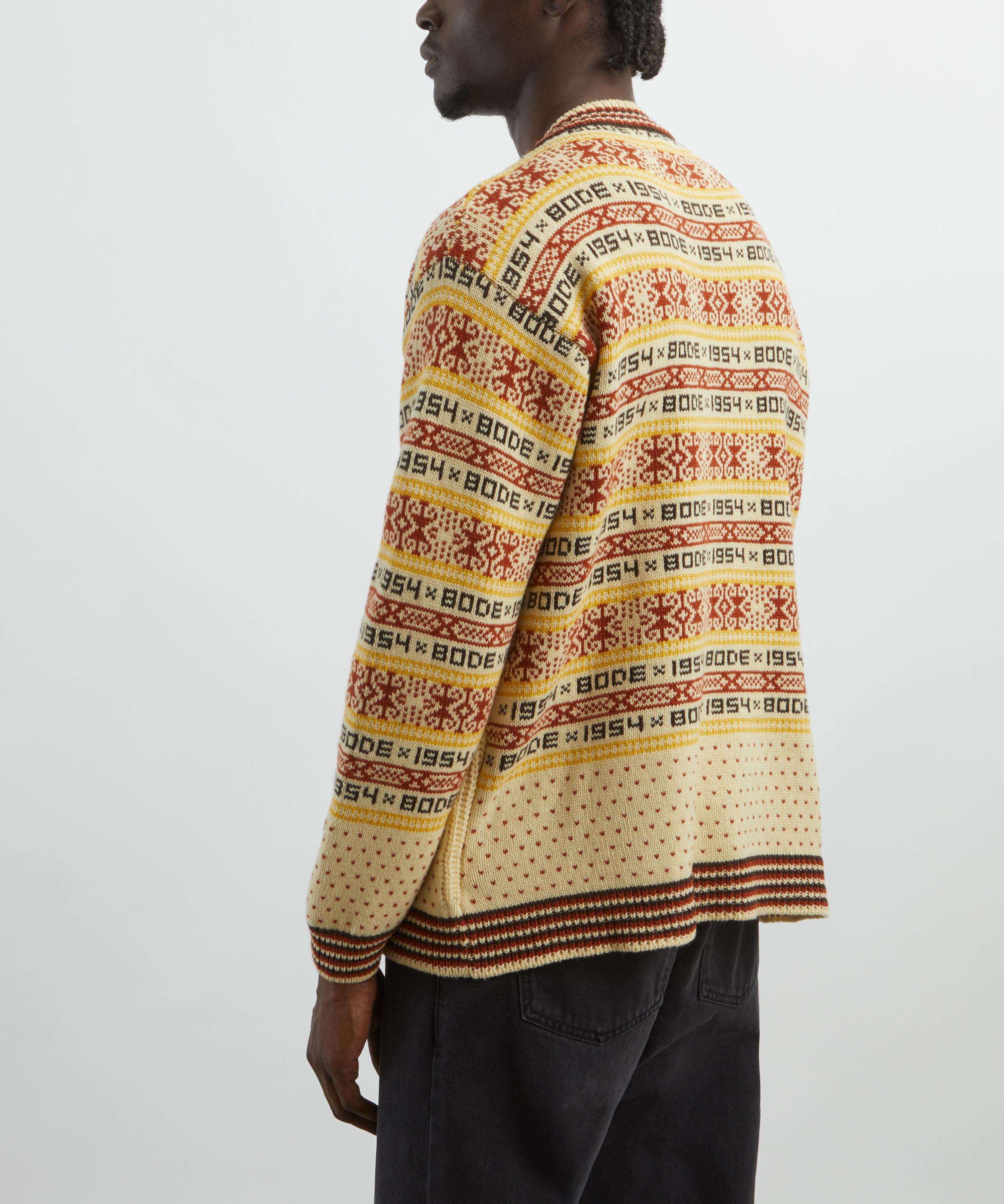 Bode - Marzipan Wool Cardigan image number 3