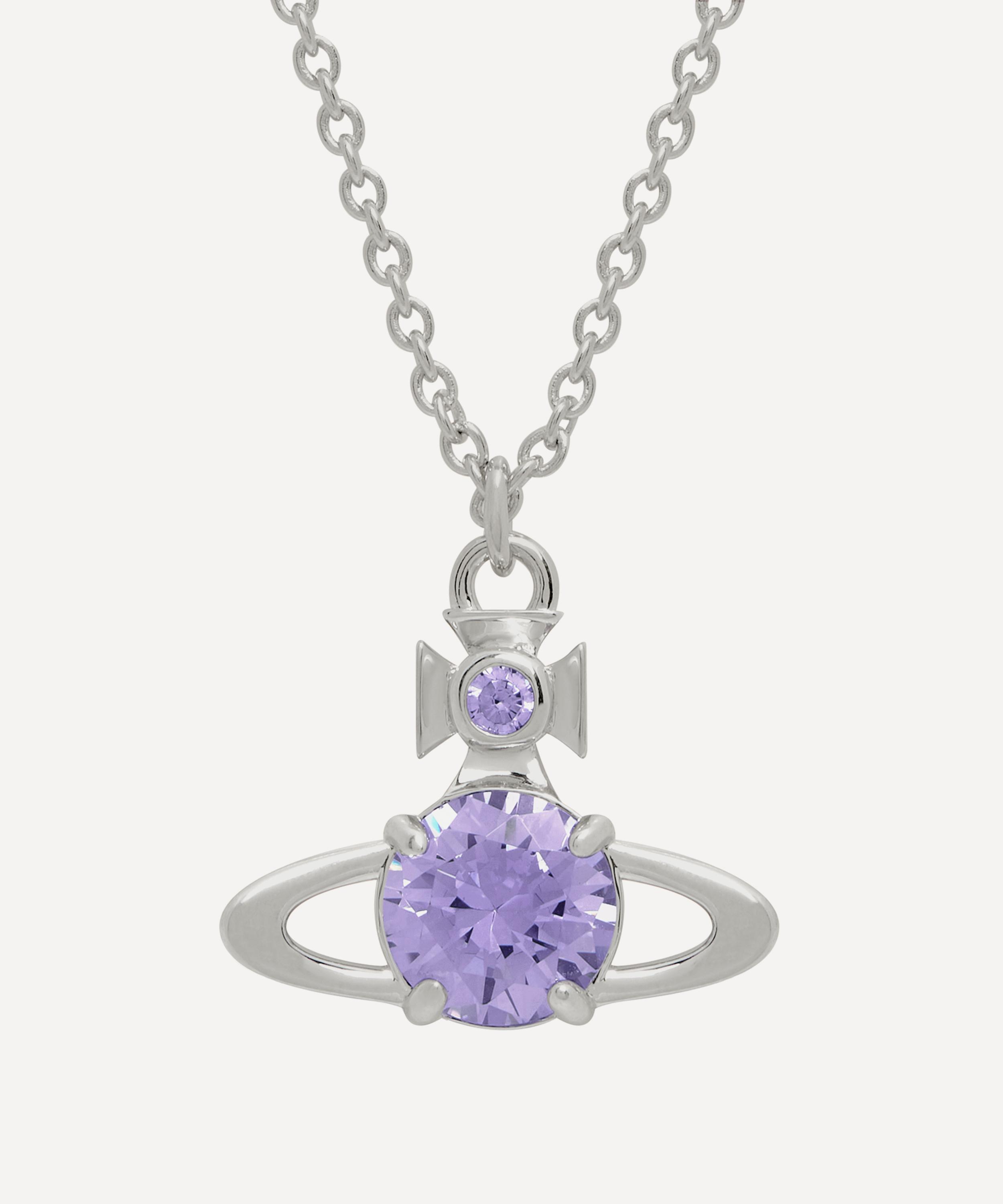 Vivienne Westwood - Platinum-Tone Reina Large Pendant Necklace