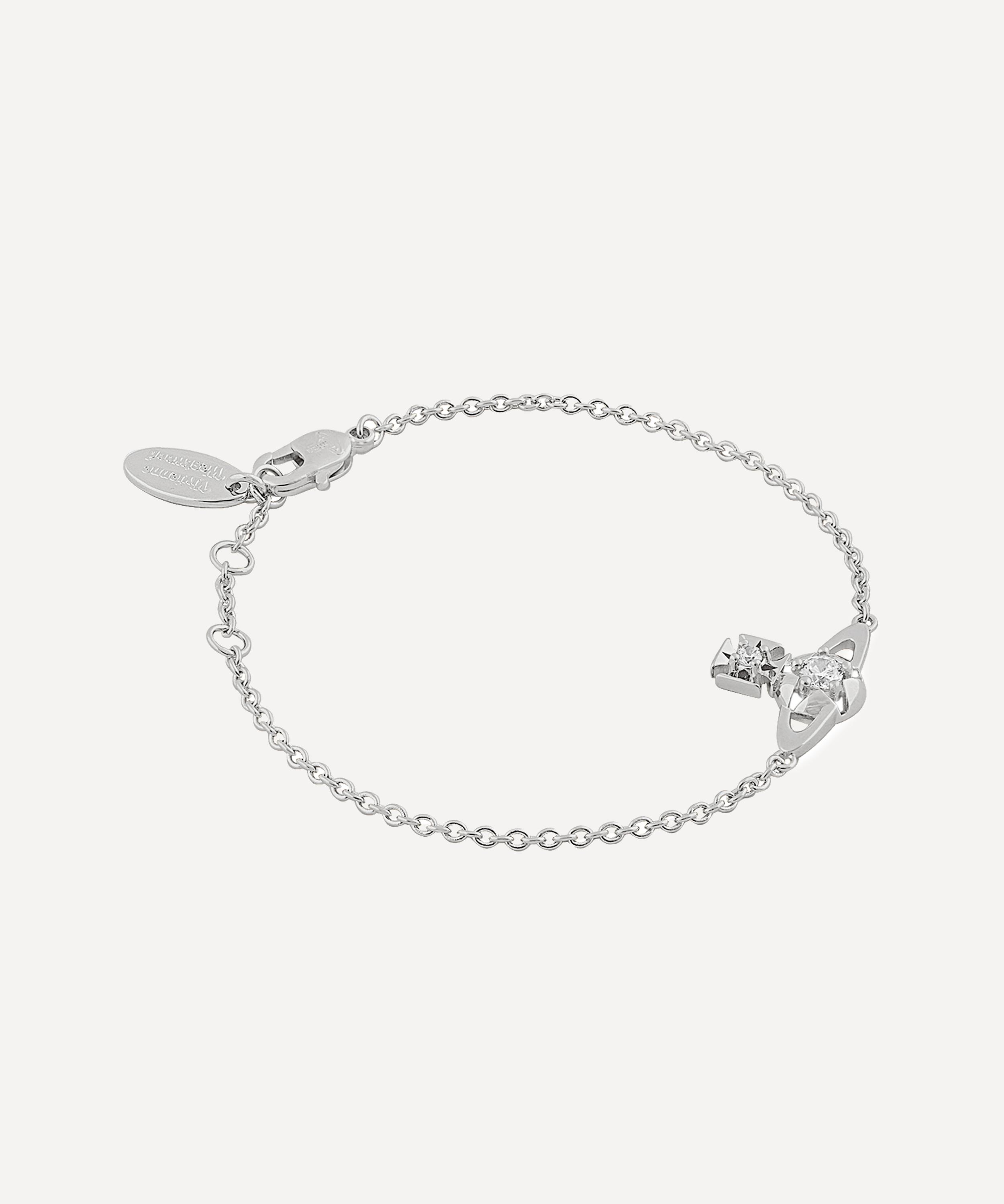 Vivienne Westwood - Platinum-Tone Lee Chain Bracelet image number 2